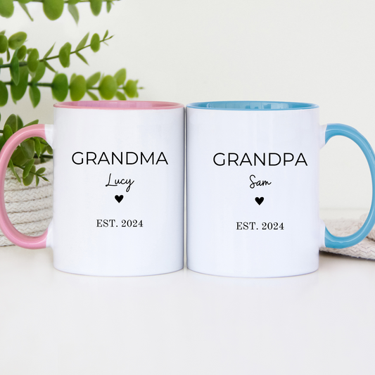 Personalised Grandparents Mug