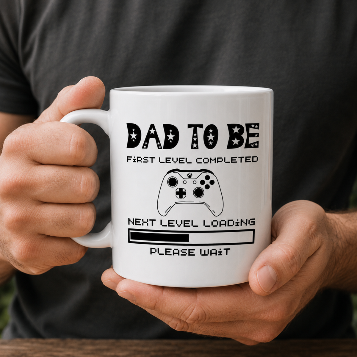 Personalised Dad to be mug Gamer Dad Mug