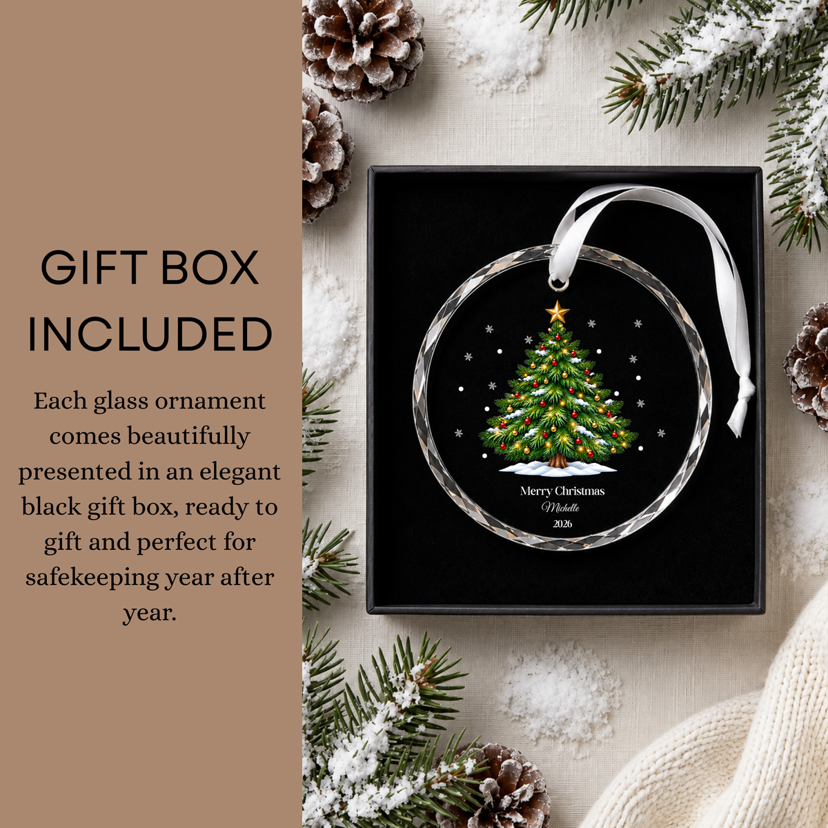 Personalised Christmas Ornament, Family Christmas Ornament Personalised Family Custom Family Christmas Ornament