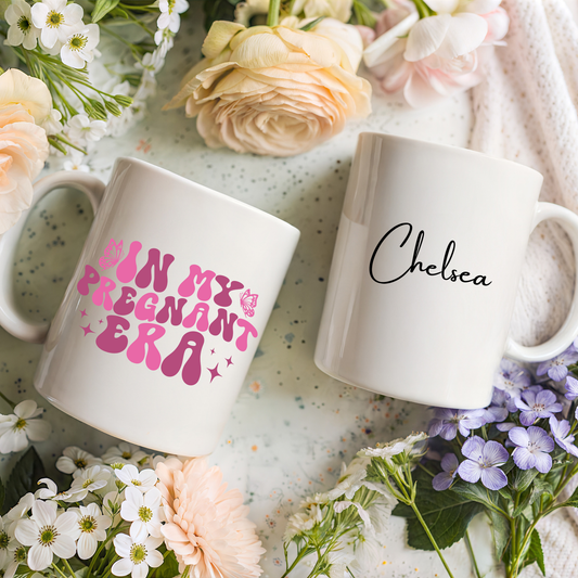 In My Pregnant Era Mug Gift for New Mum to be
