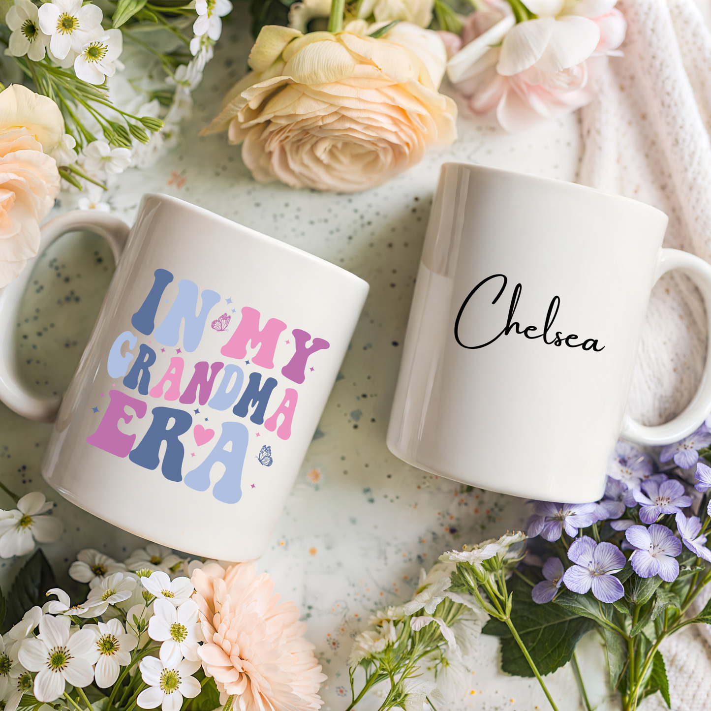 In My Grandma Era Mug. Personalised Grandma Mug