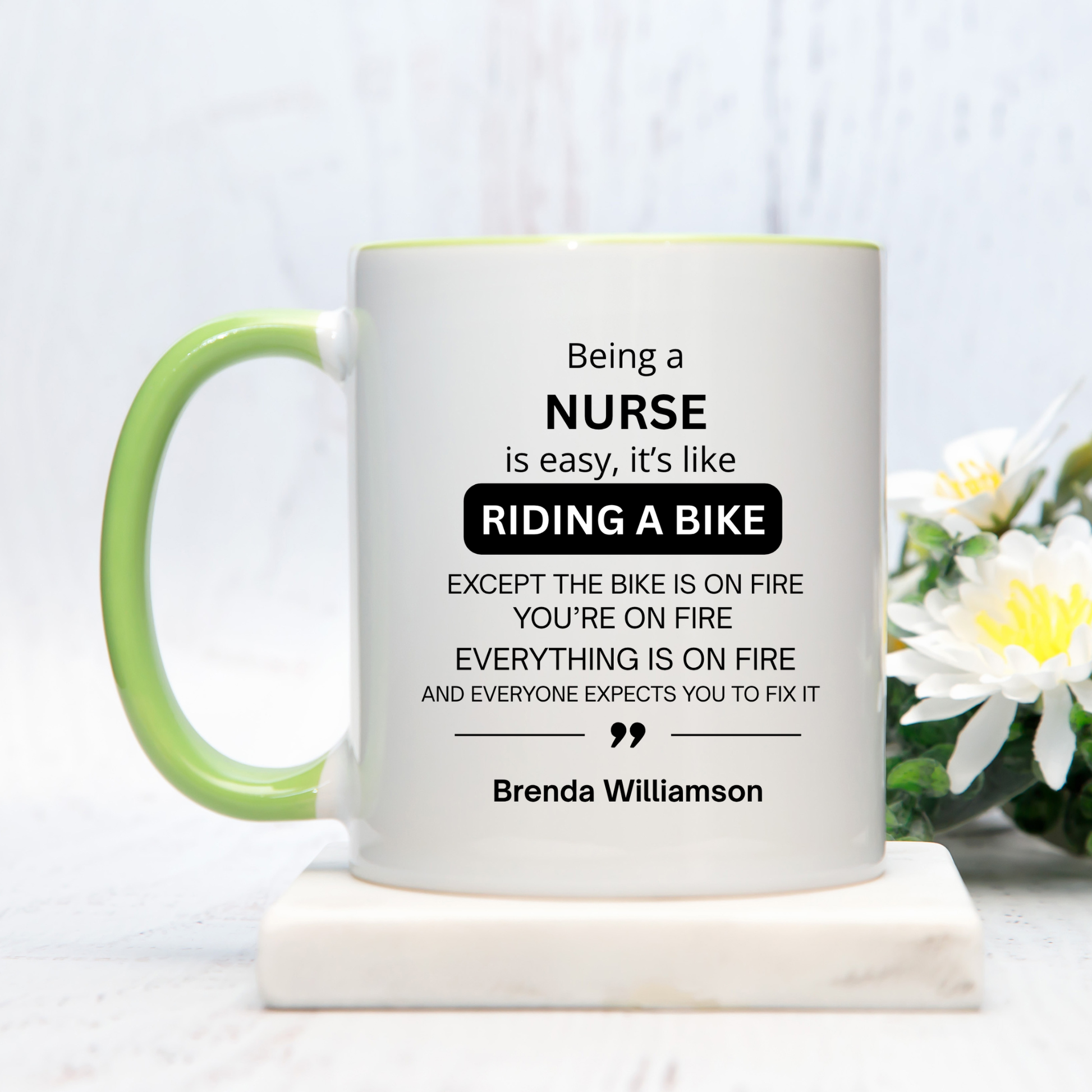 Personalised Nurse Mug. Custom Nurse Gift. Nurse Appreciation Gift. Nursing Graduation Gift. Funny RN Gift. Custom RN Gift