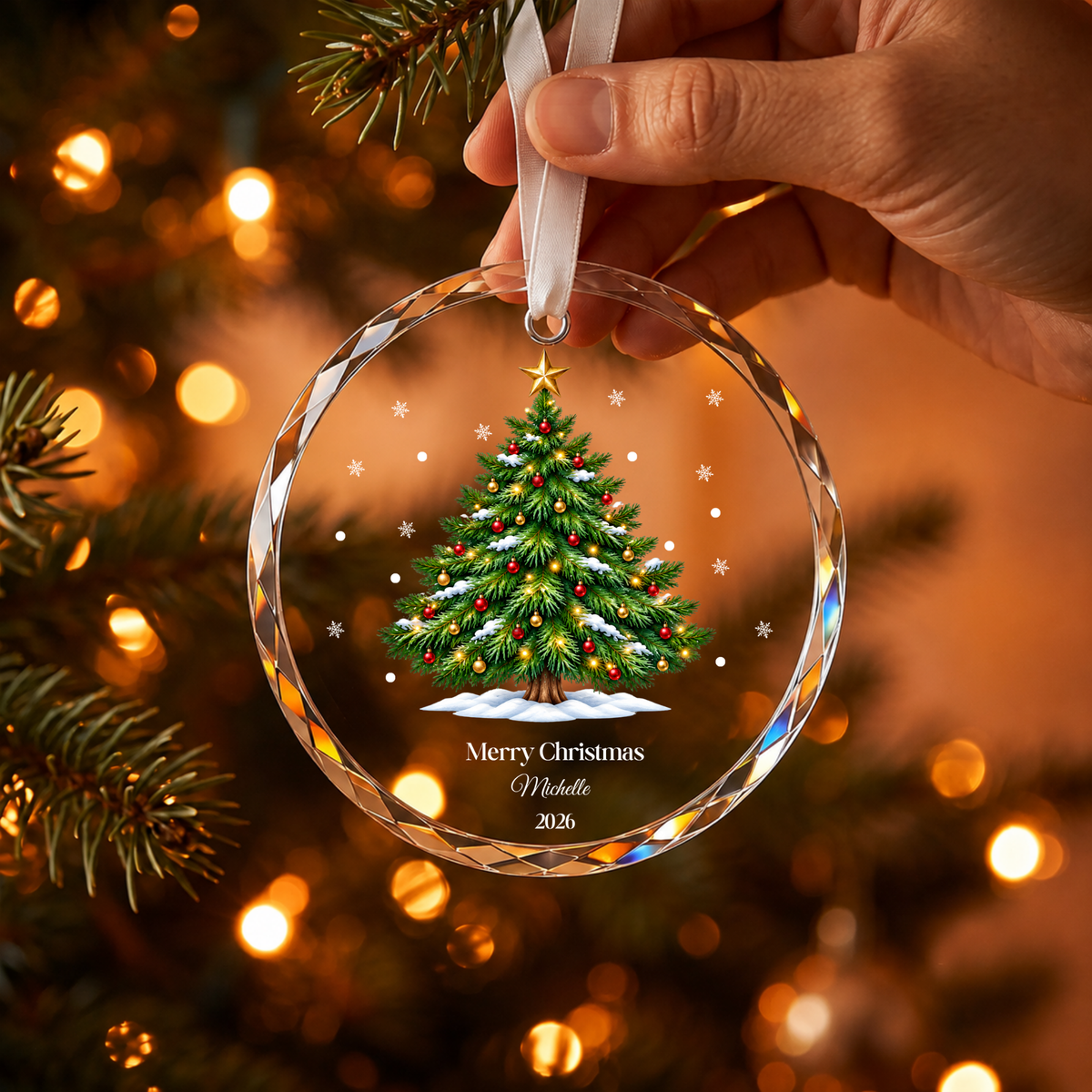 Personalised Christmas Ornament, Family Christmas Ornament Personalised Family Custom Family Christmas Ornament