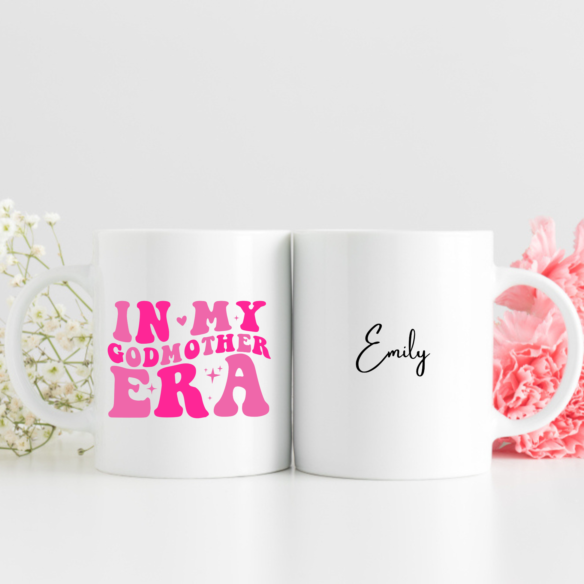 Godmother Mug. Personalised In My Godmother Era Mug. Custom Godmother Mug