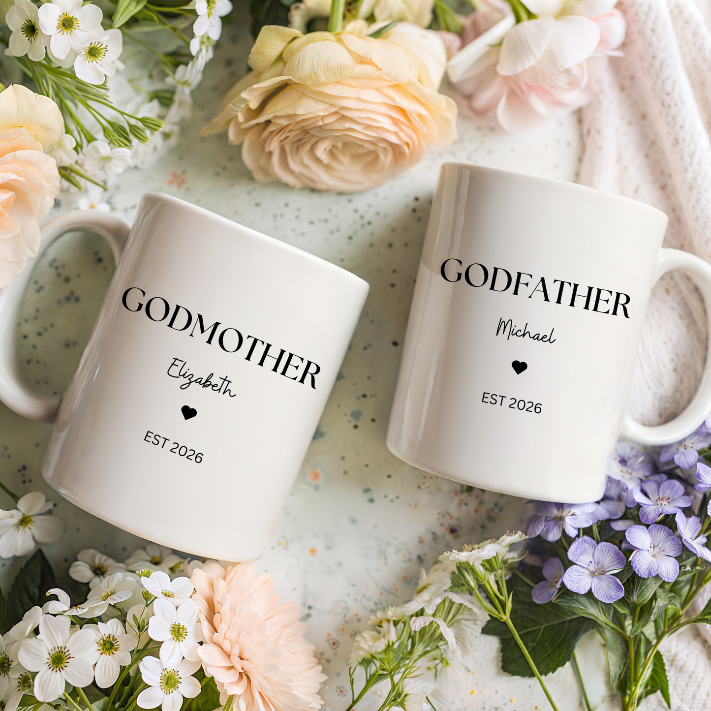 Godmother and Godfather Mug. Gifts Godparents Mugs. Personalised Godparents Mugs. Godmother Mug. Godfather Mug. Godparents Gifts Godparents
