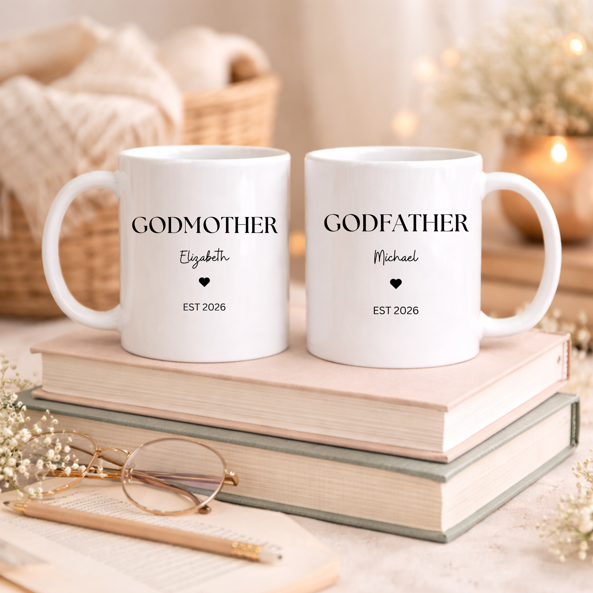 Godmother and Godfather Mug. Gifts Godparents Mugs. Personalised Godparents Mugs. Godmother Mug. Godfather Mug. Godparents Gifts Godparents