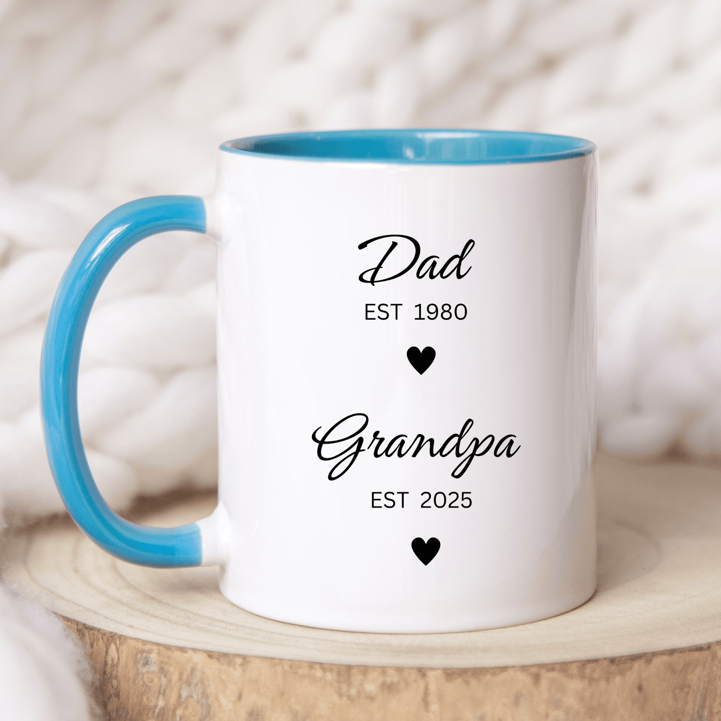 Dad To Grandpa Personalised Mug