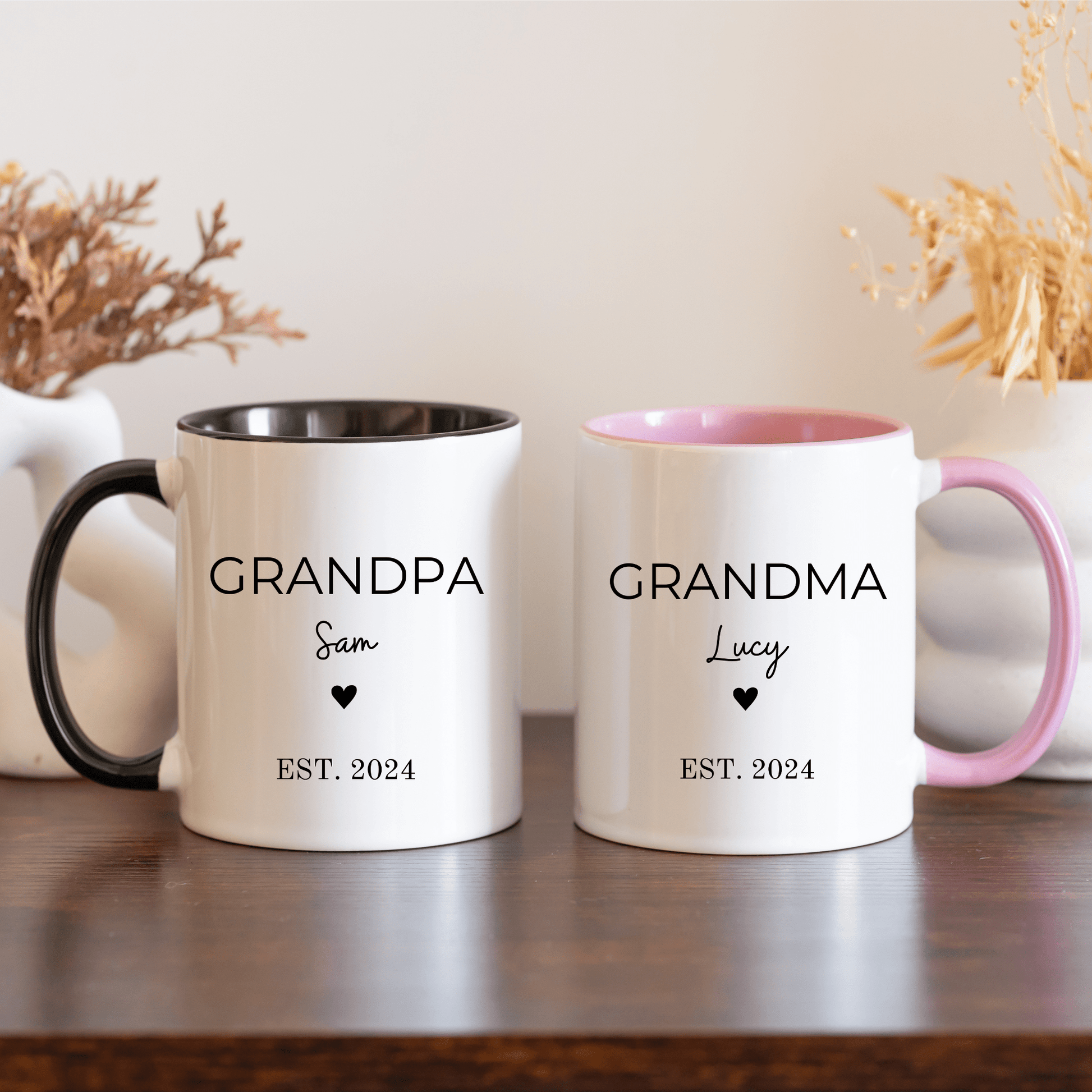 Personalised Grandma & Grandpa Mug