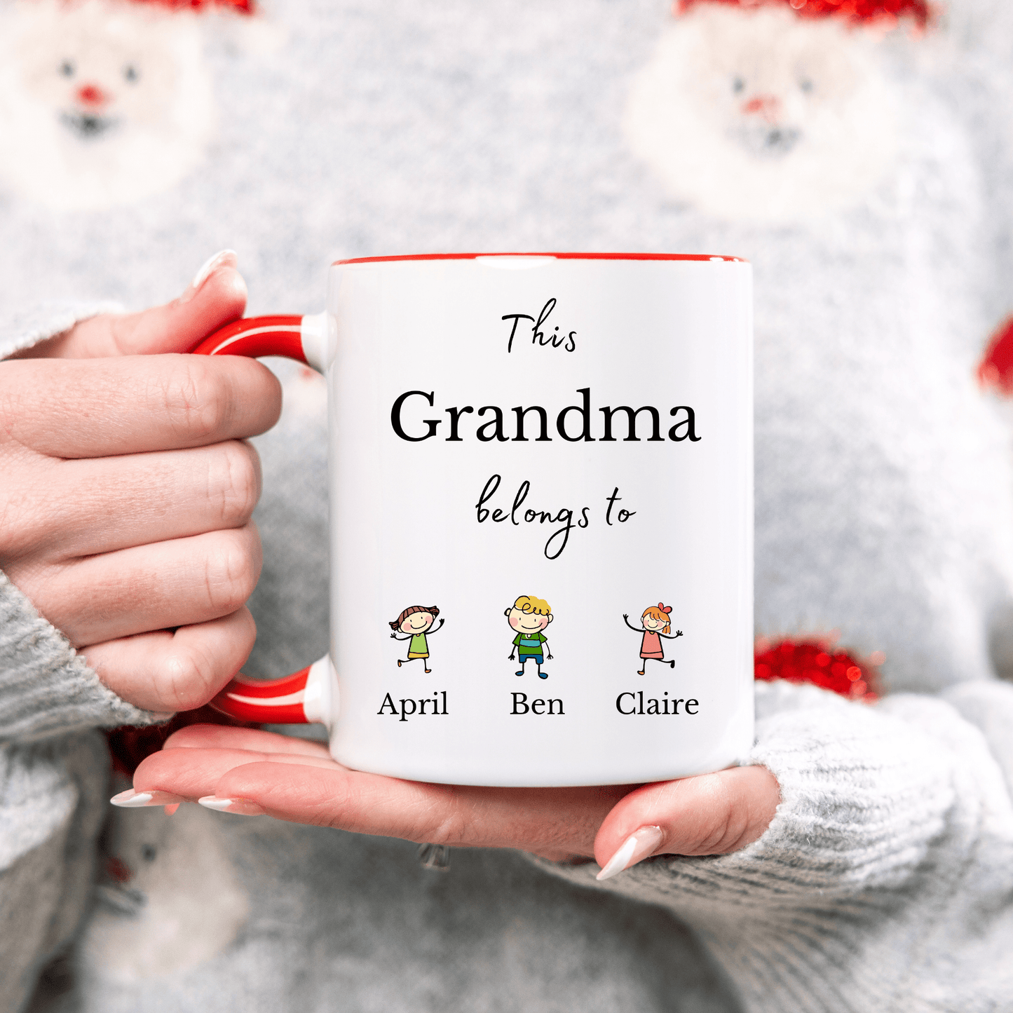 Grandma mug with grandkids names