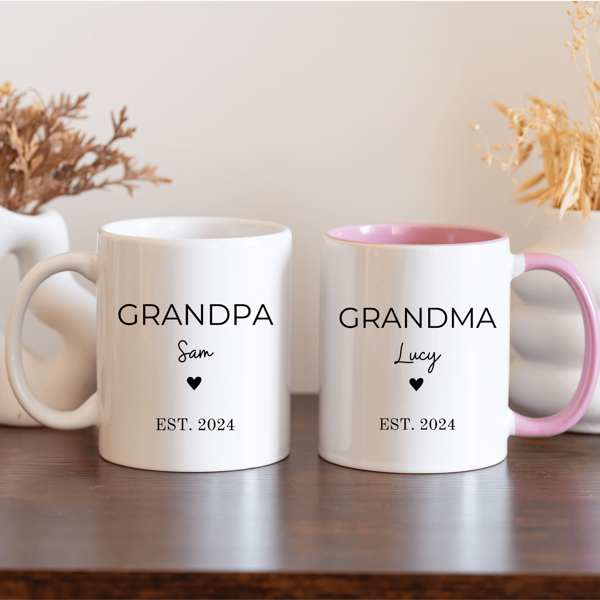 Personalised Grandma & Grandpa Mug