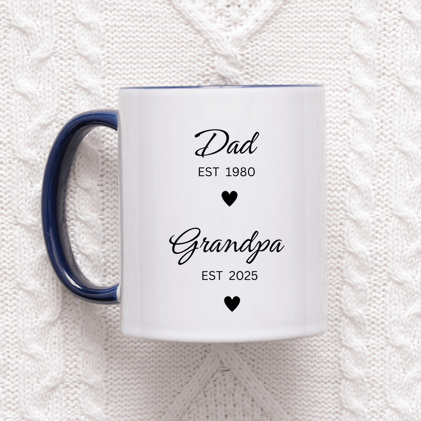 Dad To Grandpa Personalised Mug