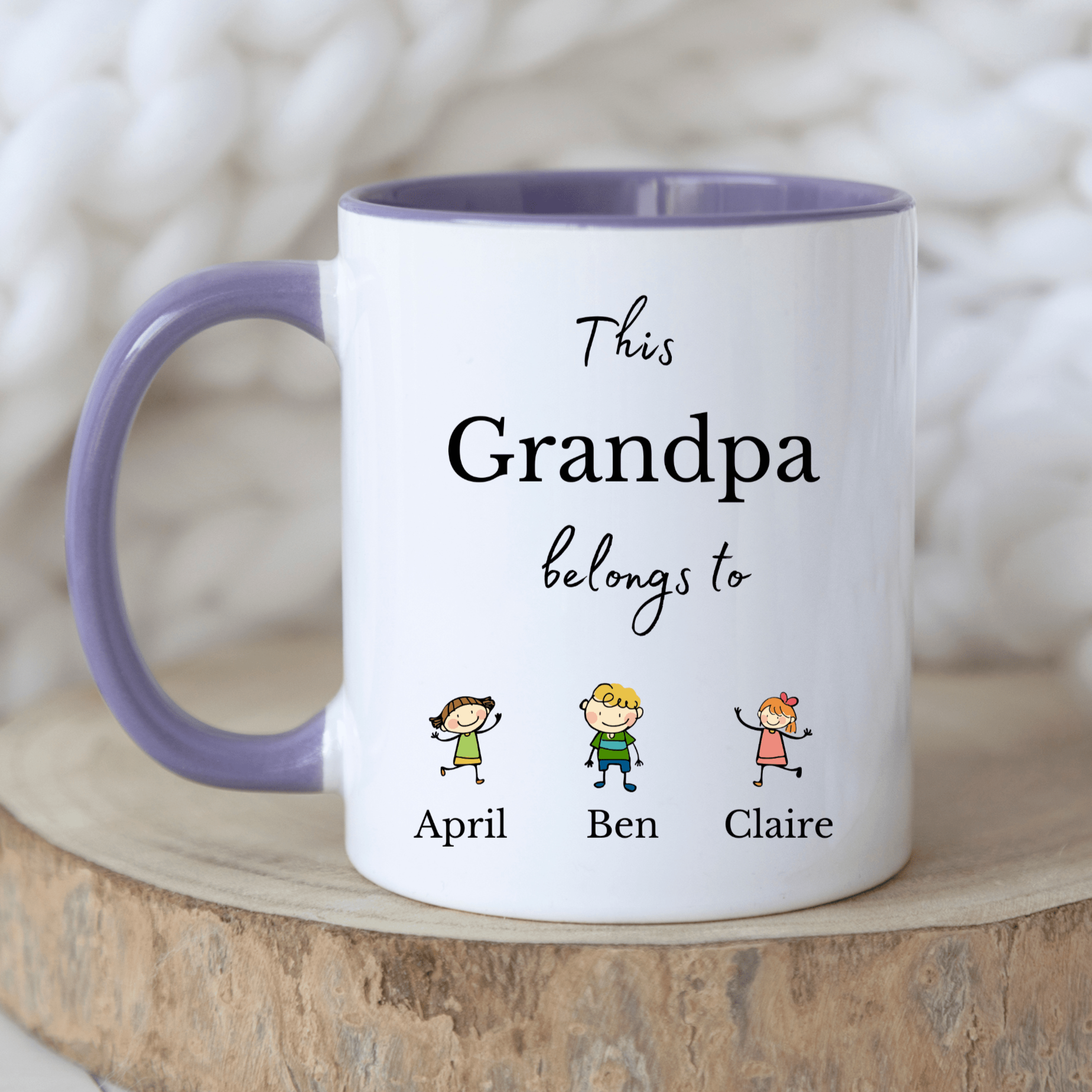 This Grandpa Belongs To Mug