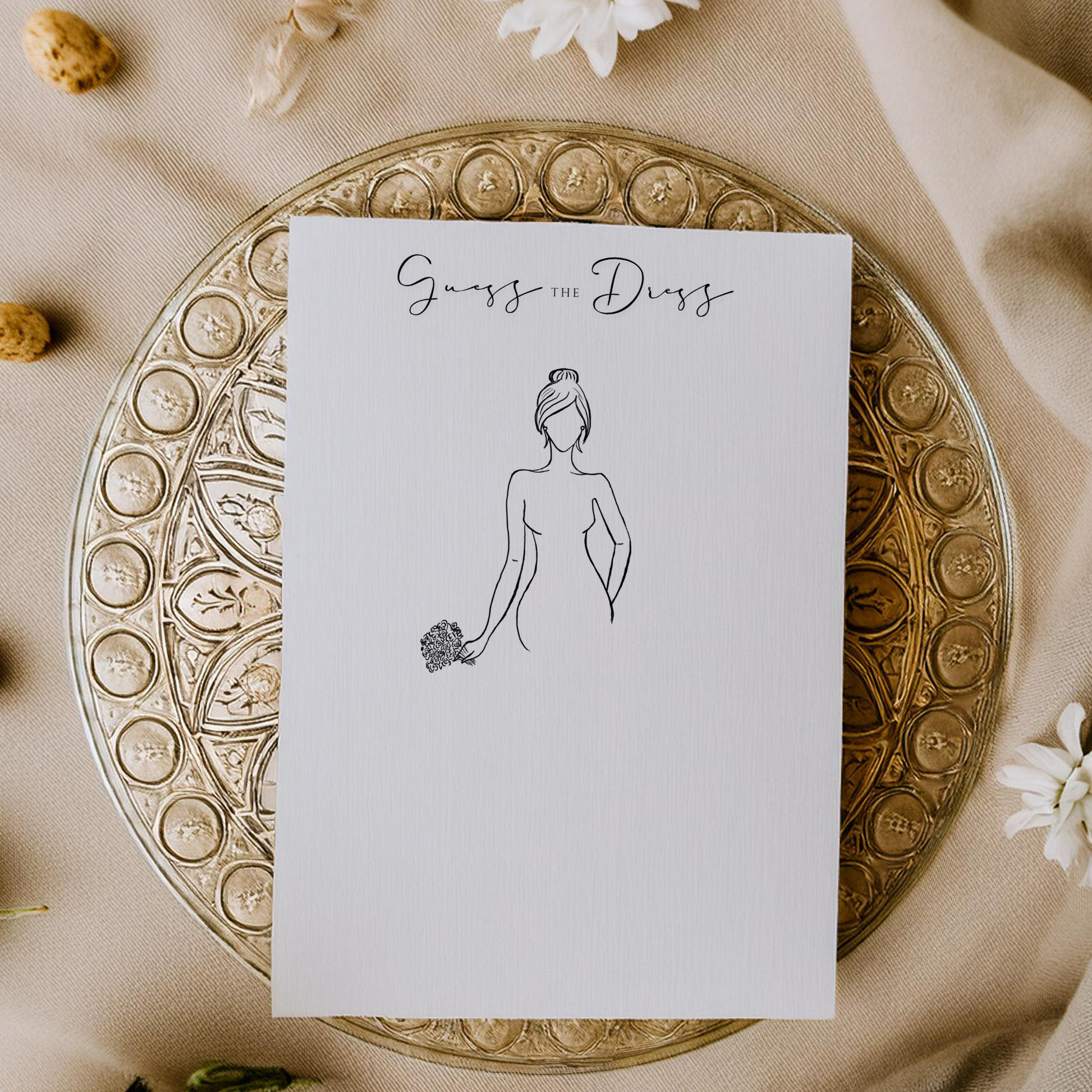 Guess the Dress Bridal Shower Game PRINTED Bridal Shower Game  Australia