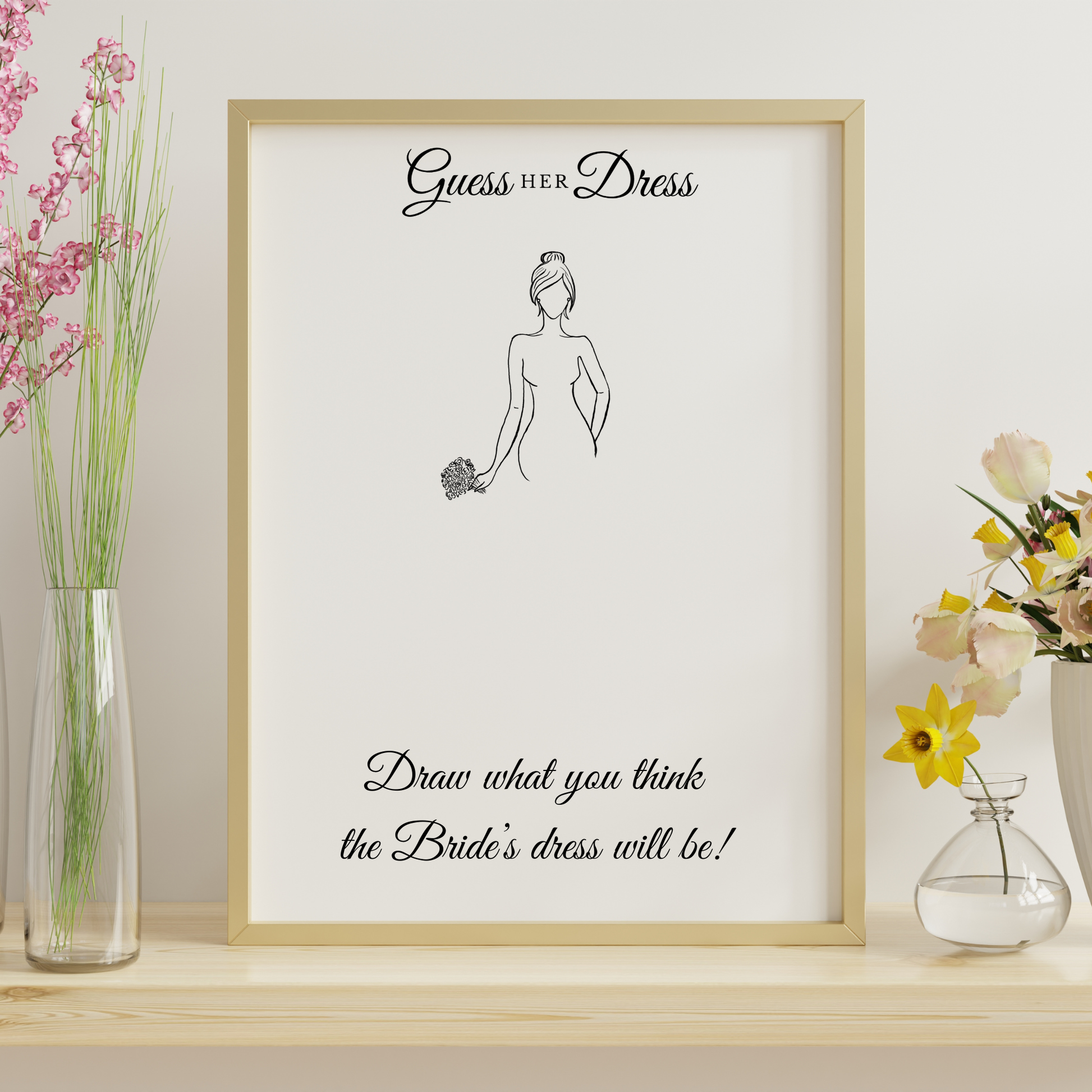 Guess the Dress Bridal Shower Game PRINTED Bridal Shower Game  Australia