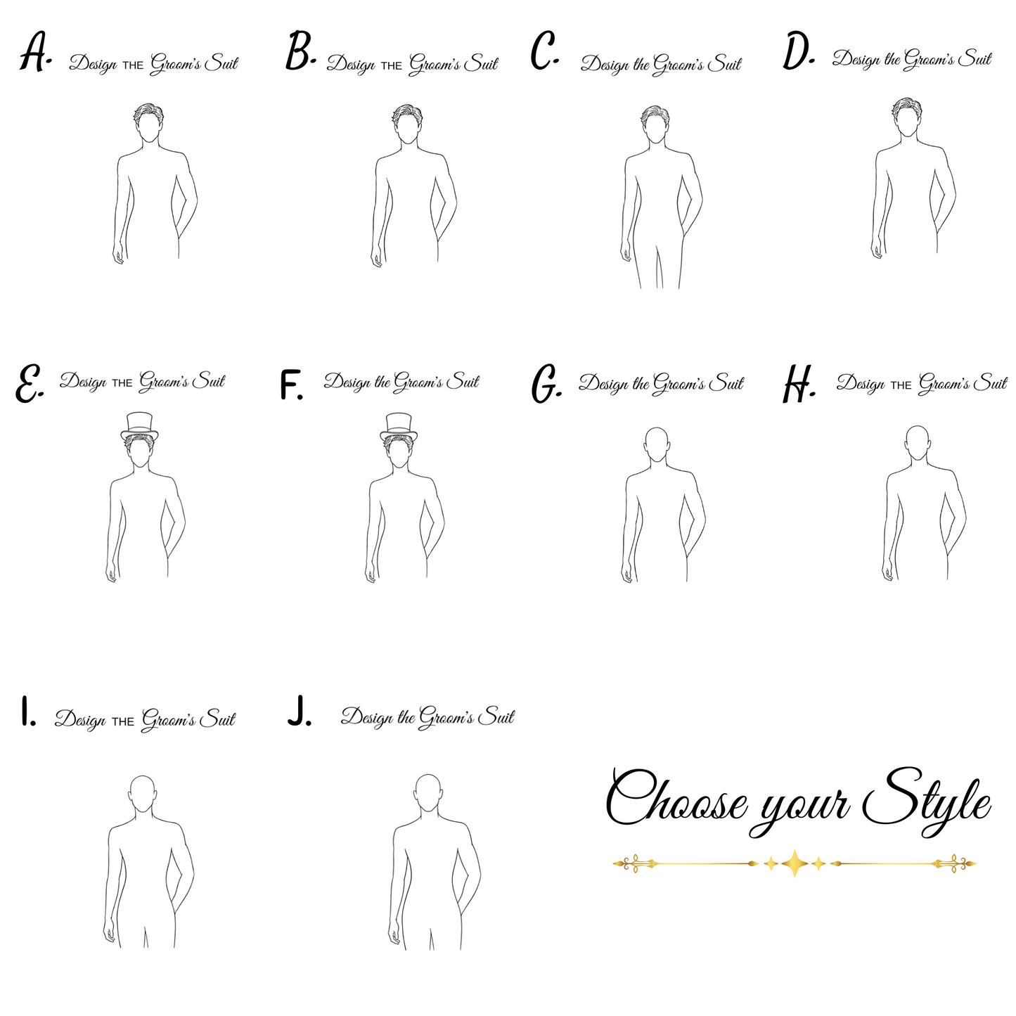 design choices for the Draw the Grooms Suit Guess the Grooms suit Design the Groom suit Draw the Grooms tux Design the grooms tux