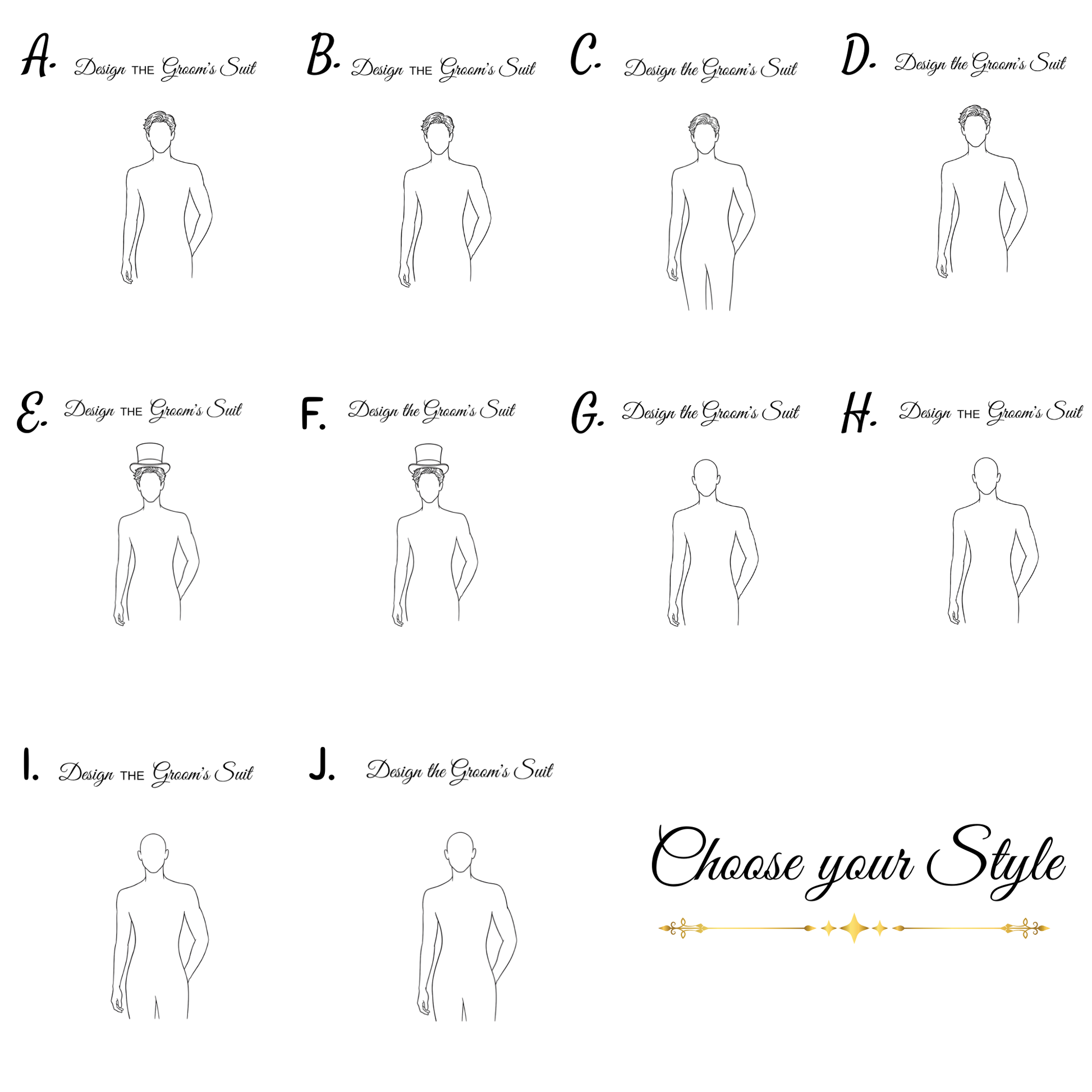 design choices for the Draw the Grooms Suit Guess the Grooms suit Design the Groom suit Draw the Grooms tux Design the grooms tux