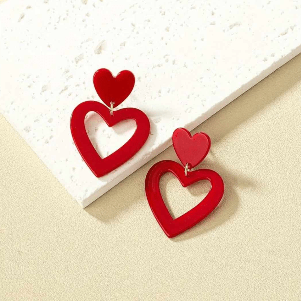 heart earrings