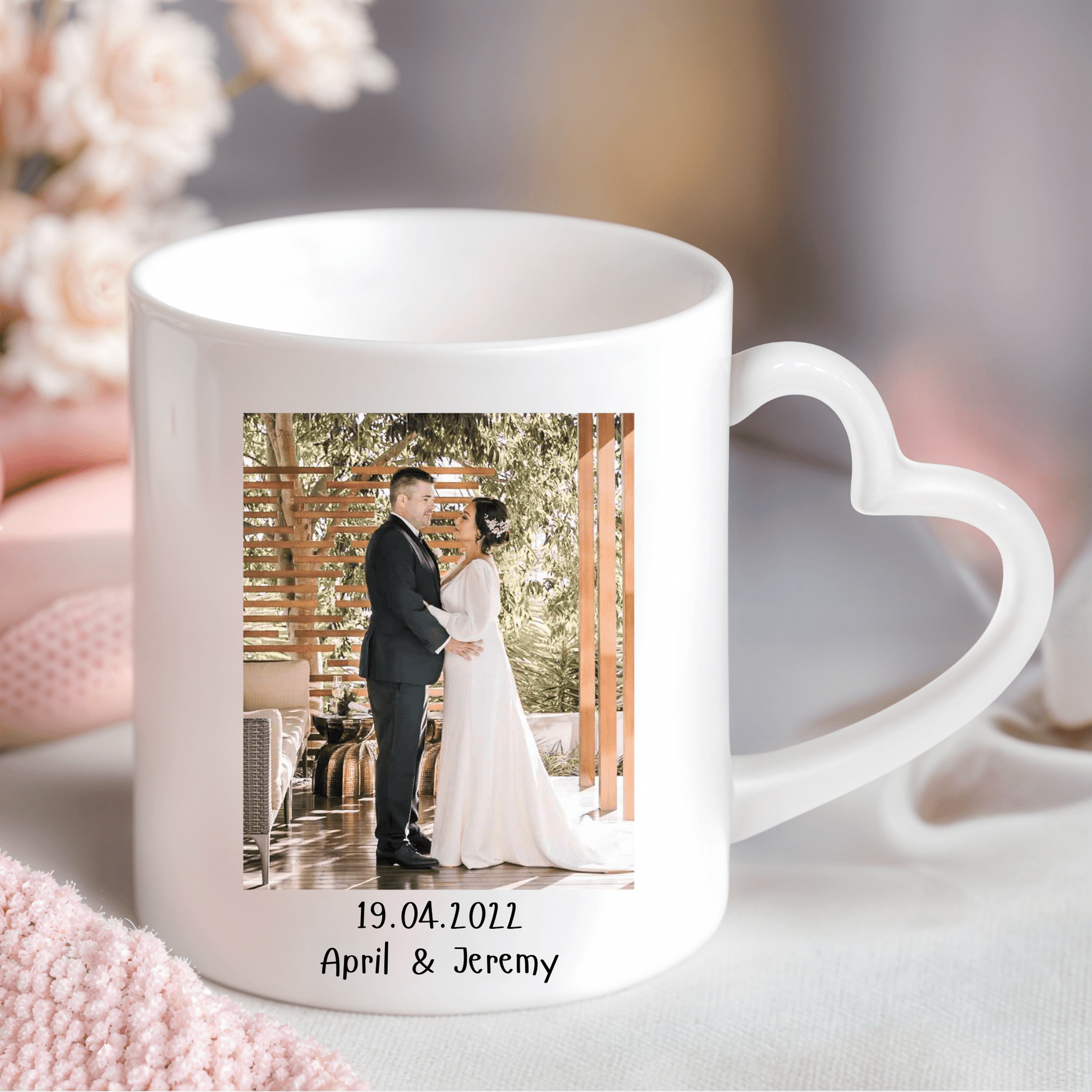 Personalised photo mug