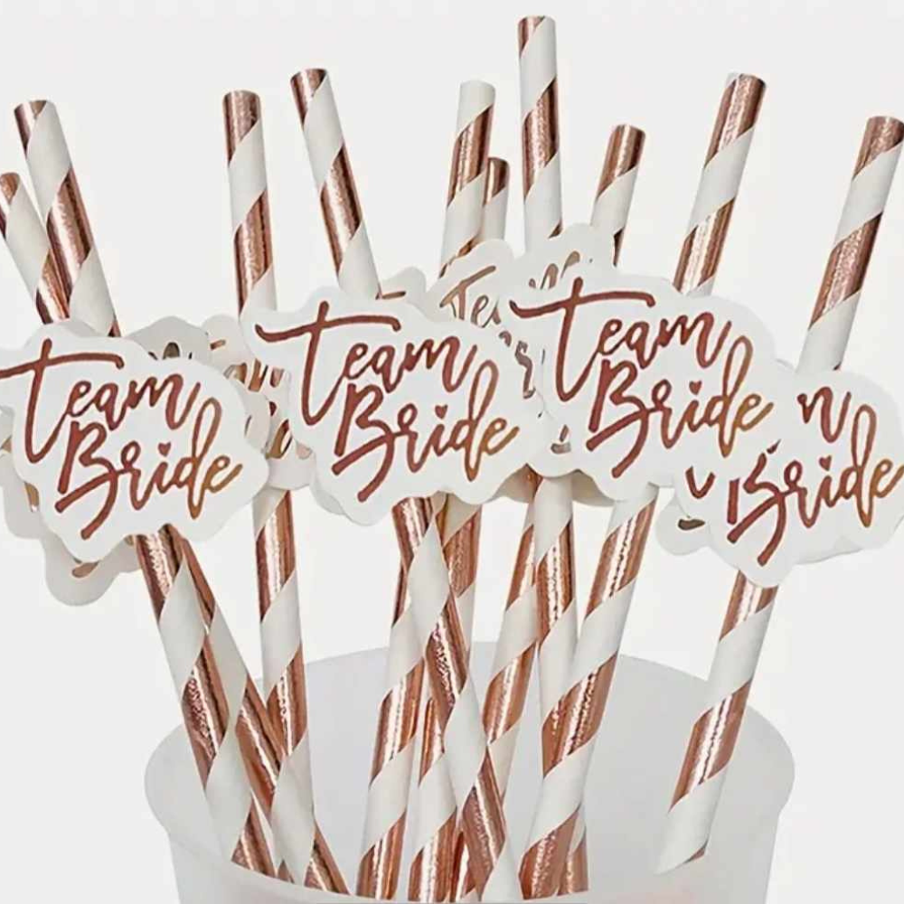 Hens party straws