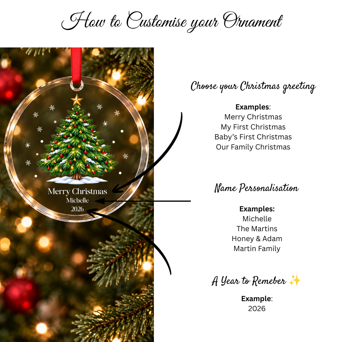 how to customise your ornament