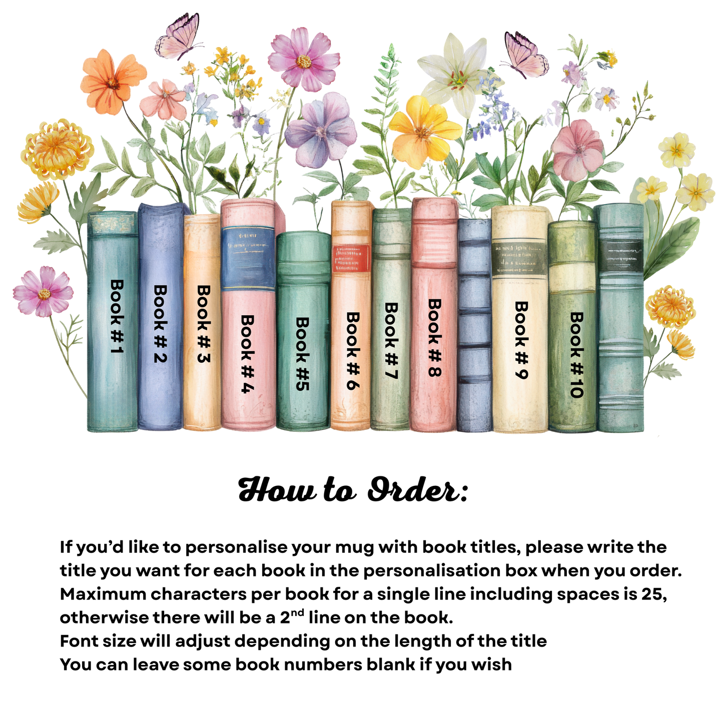 how to order Personalised Book Lover Gift. Book lover Mug. Custom Gift for Book lovers
