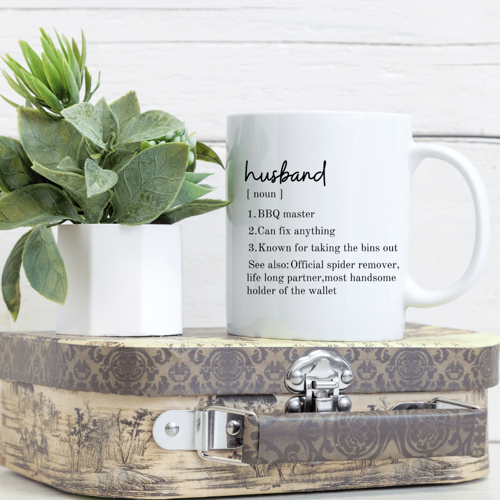 Husband's Personality Traits Mug