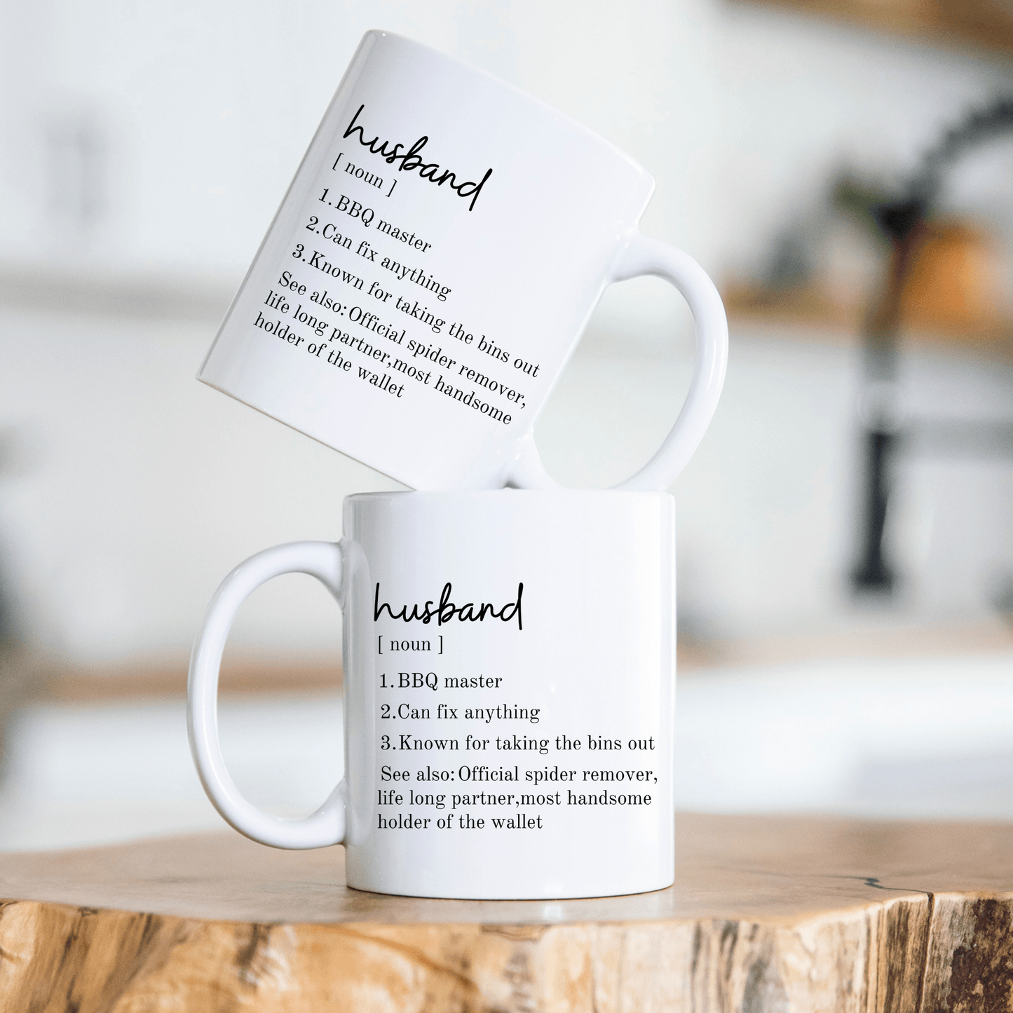 Husband's Personality Traits Mug