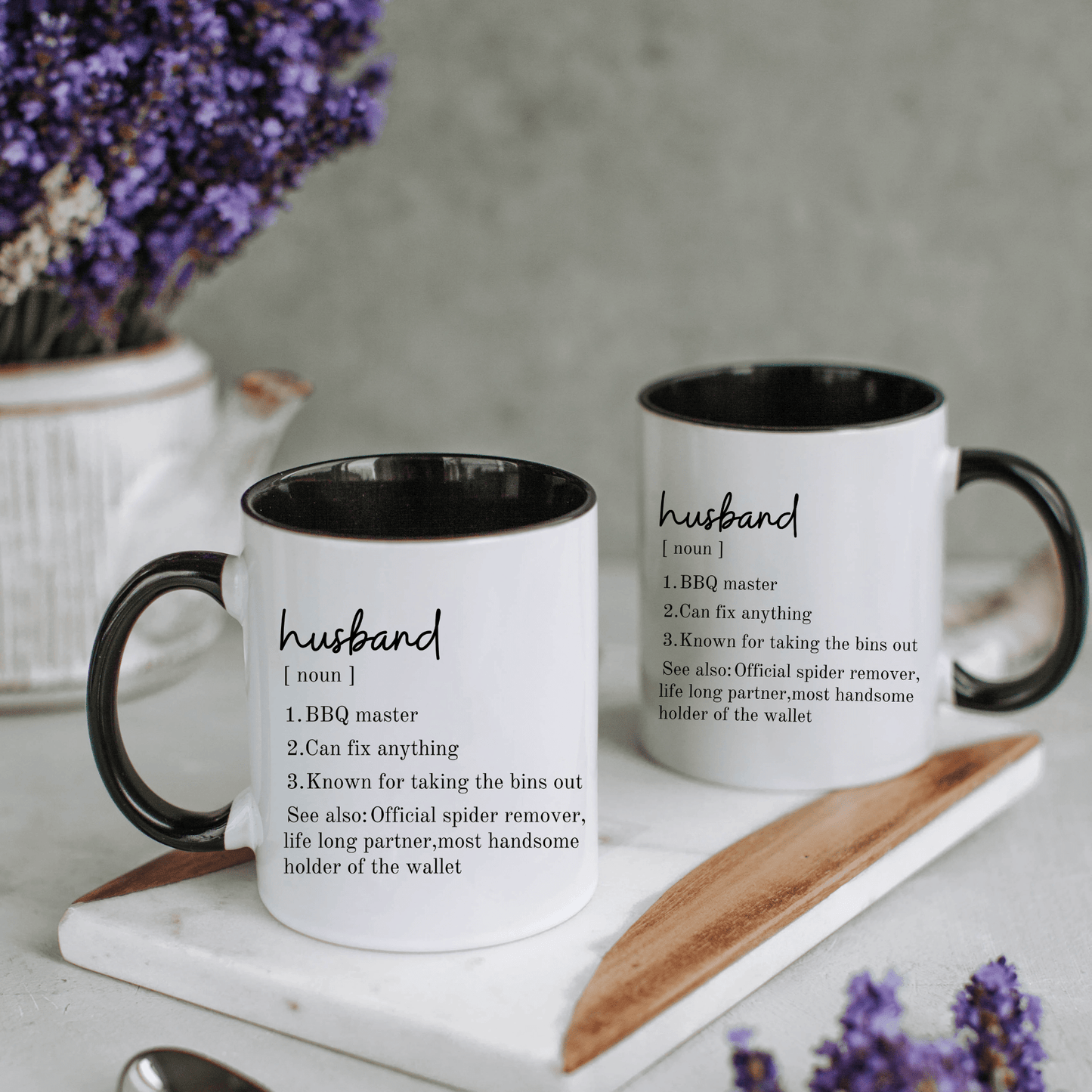 Husband's Personality Traits Mug