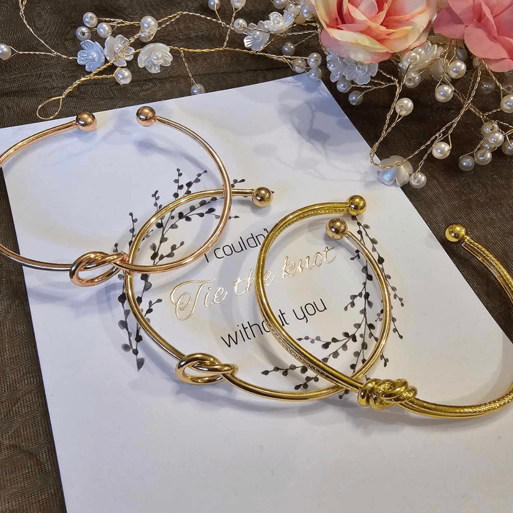 I couldn't tie the knot without you bracelet
