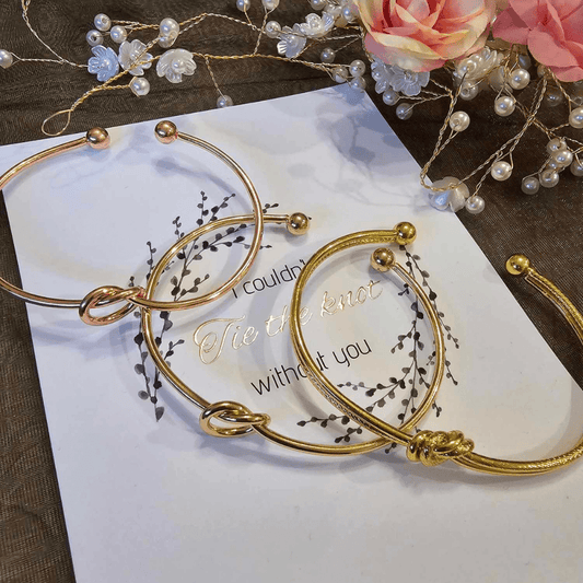 I couldn't tie the knot without you bracelet