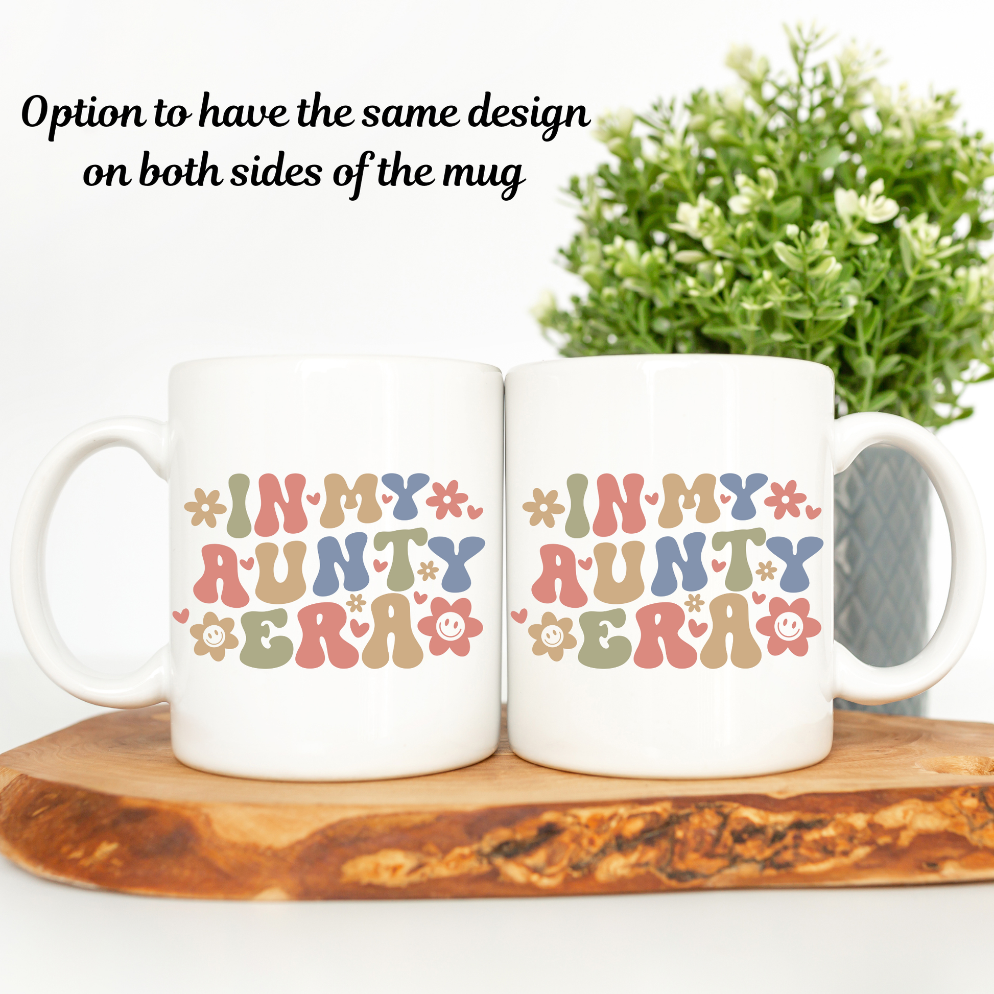 In My Auntie Era Mug, Auntie Gift for a sister, sister in law gift, perfect Aunty or Auntie Mug for a baby reveal, pregnancy reveal to celebrate the Best Aunt Ever