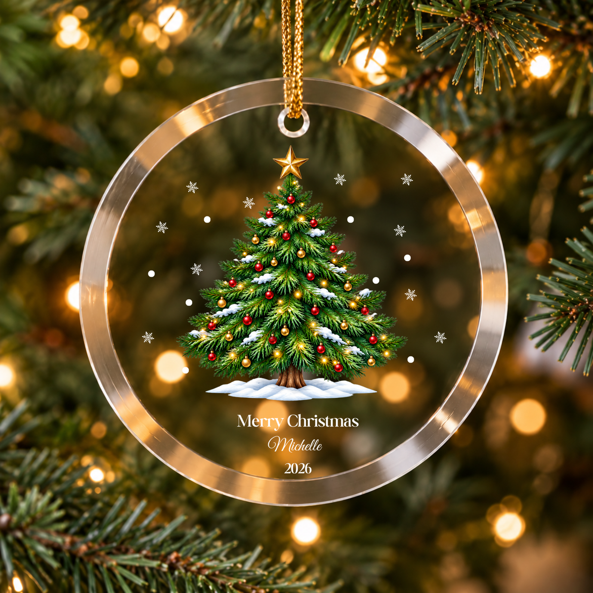 Personalised Christmas Ornament, Family Christmas Ornament Personalised Family Custom Family Christmas Ornament