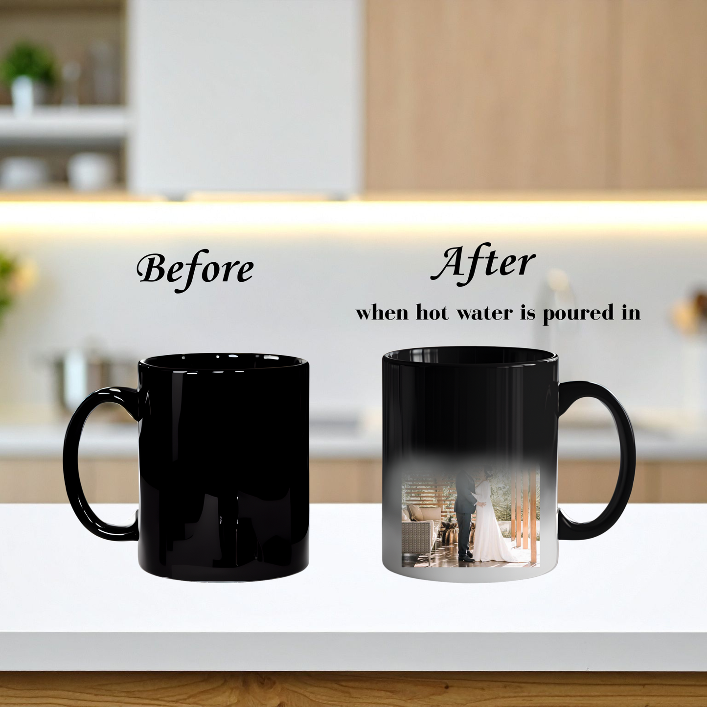 Colour changing mug
