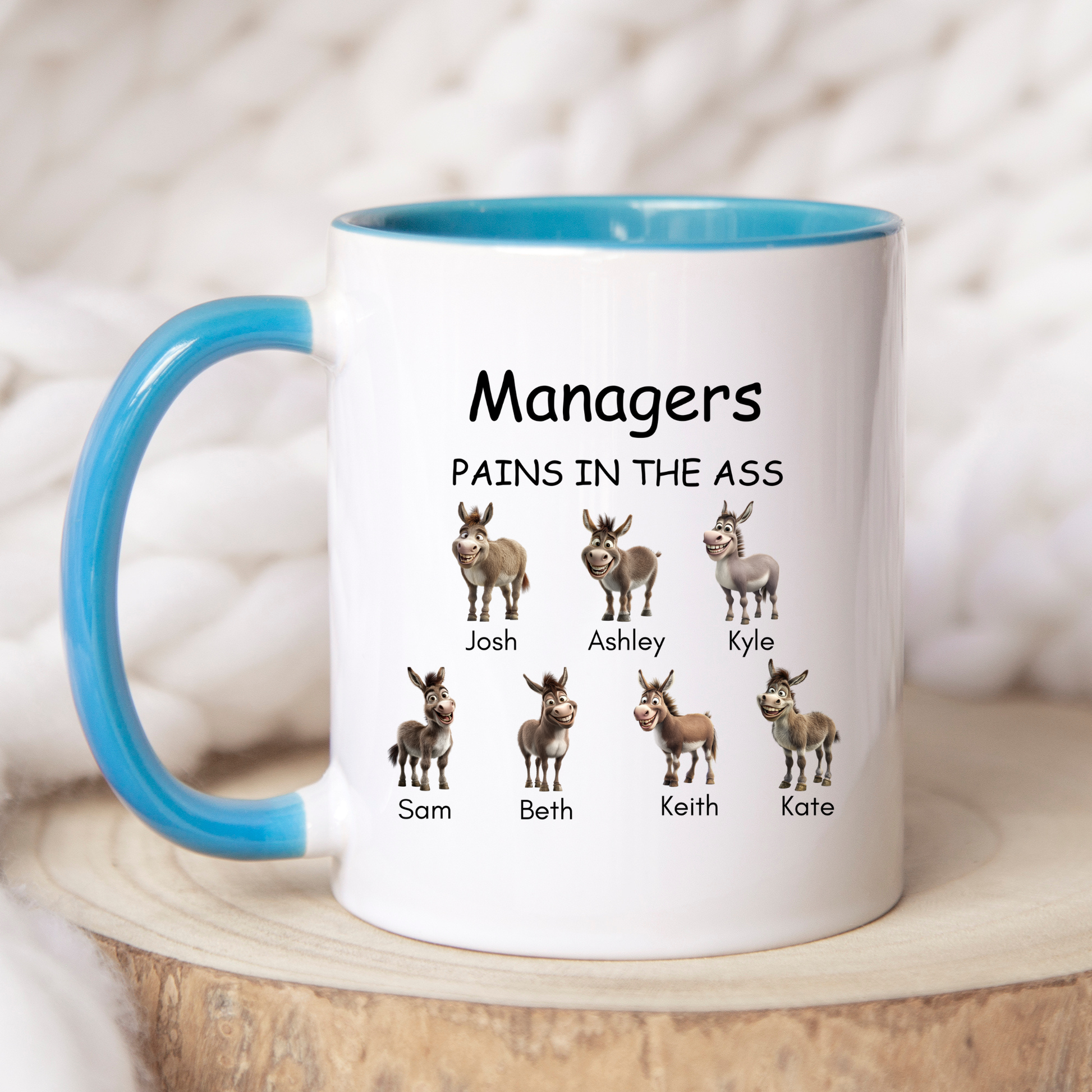 Manager gifts. Pains in the Ass Mug. Personalised Pain in the ass Mug