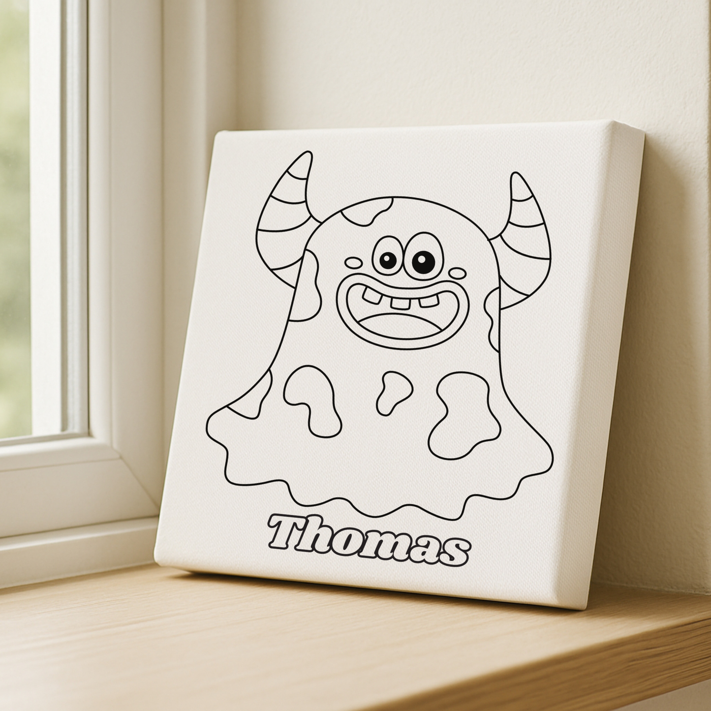 Paint your own canvas kit for kids. Kids canvas painting set. Personalised kids paint kit.  kids painting party favours