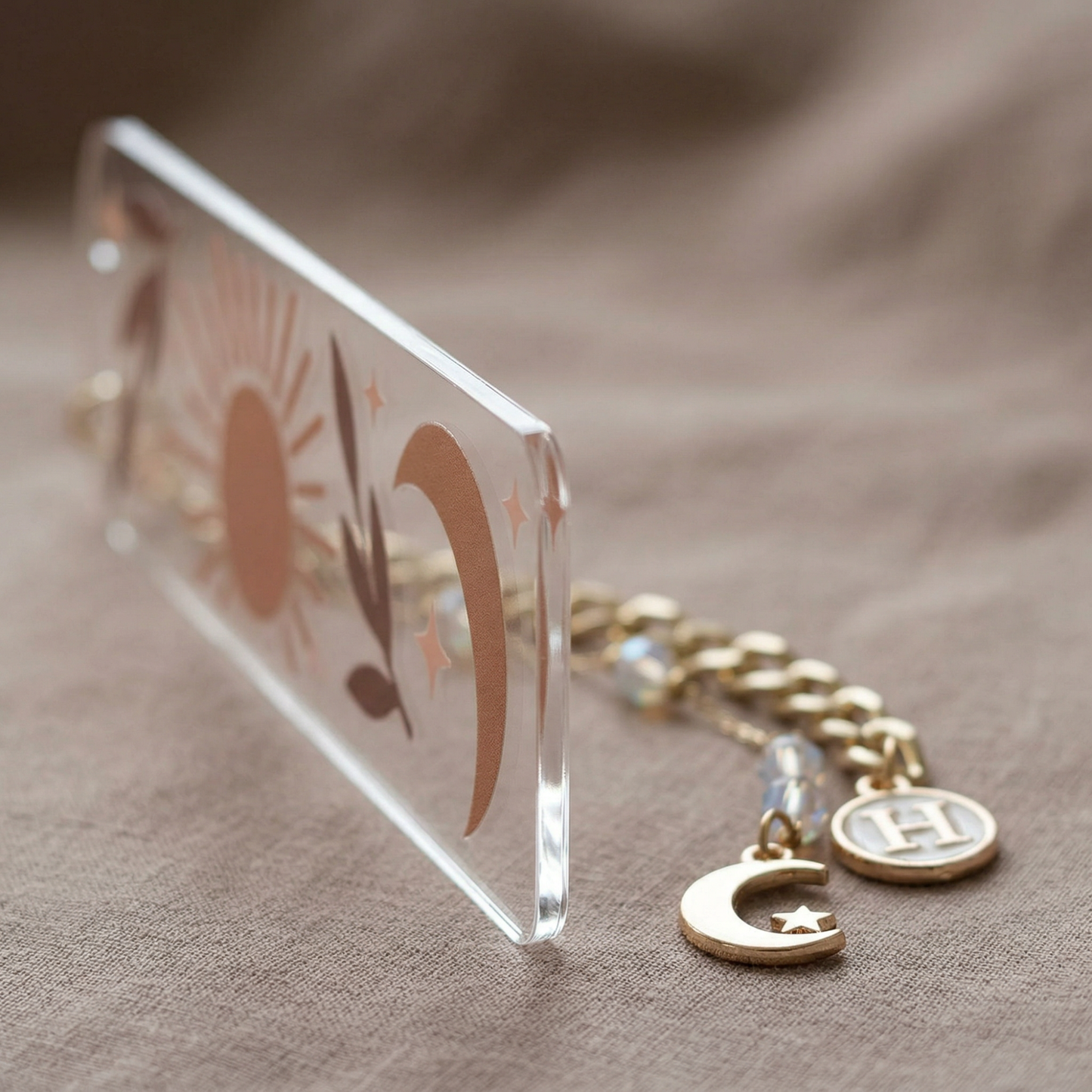 moon and sun bookmark