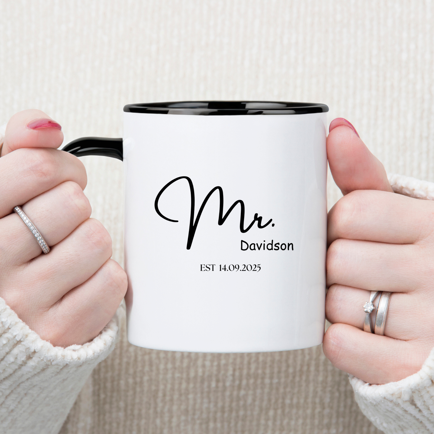 Mr and Mrs Mug set. Mr and Mrs Mugs. Bride and Groom mug set. Anniversary gifts. Wedding day gifts. Mr and Mrs  Engagement gifts Mr and Mrs