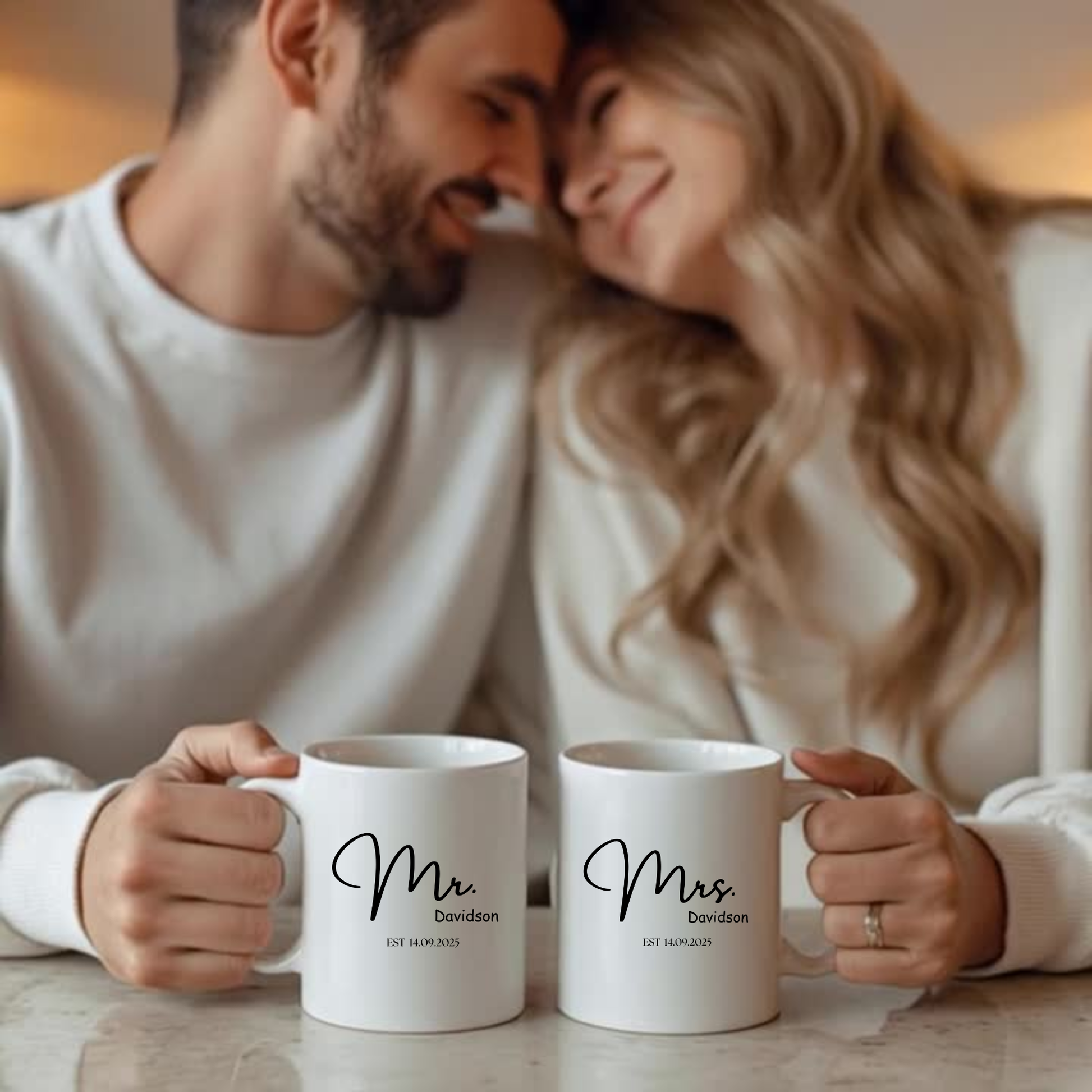 Mr and Mrs Mug set. Mr and Mrs Mugs. Bride and Groom mug set. Anniversary gifts. Wedding day gifts. Mr and Mrs  Engagement gifts Mr and Mrs