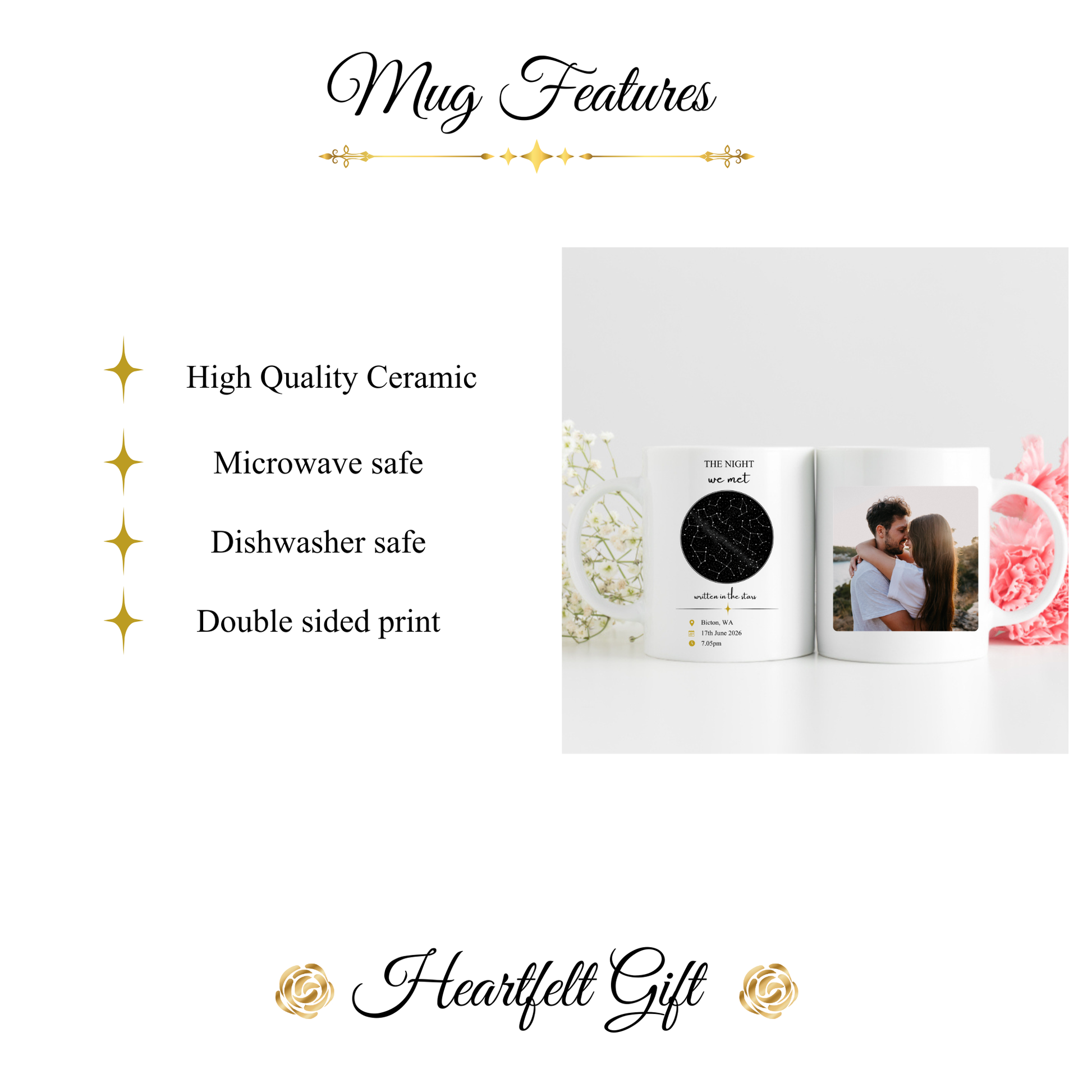 mug features for the Star Alignment Mug 
Constellation Mug 
Night Sky Mug