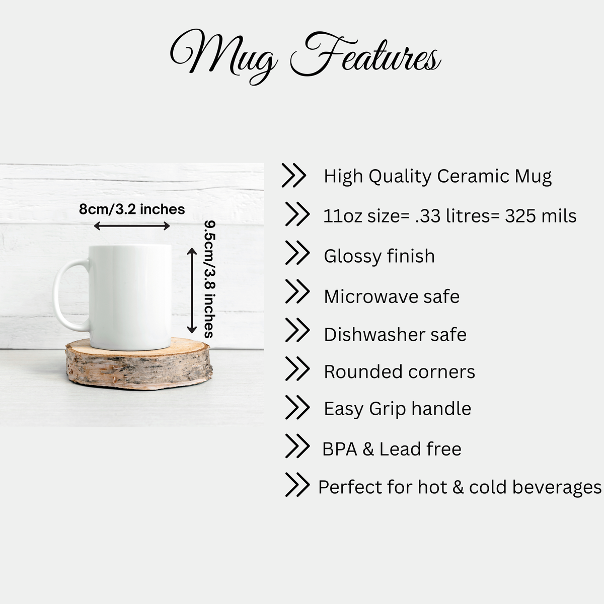 Mug features