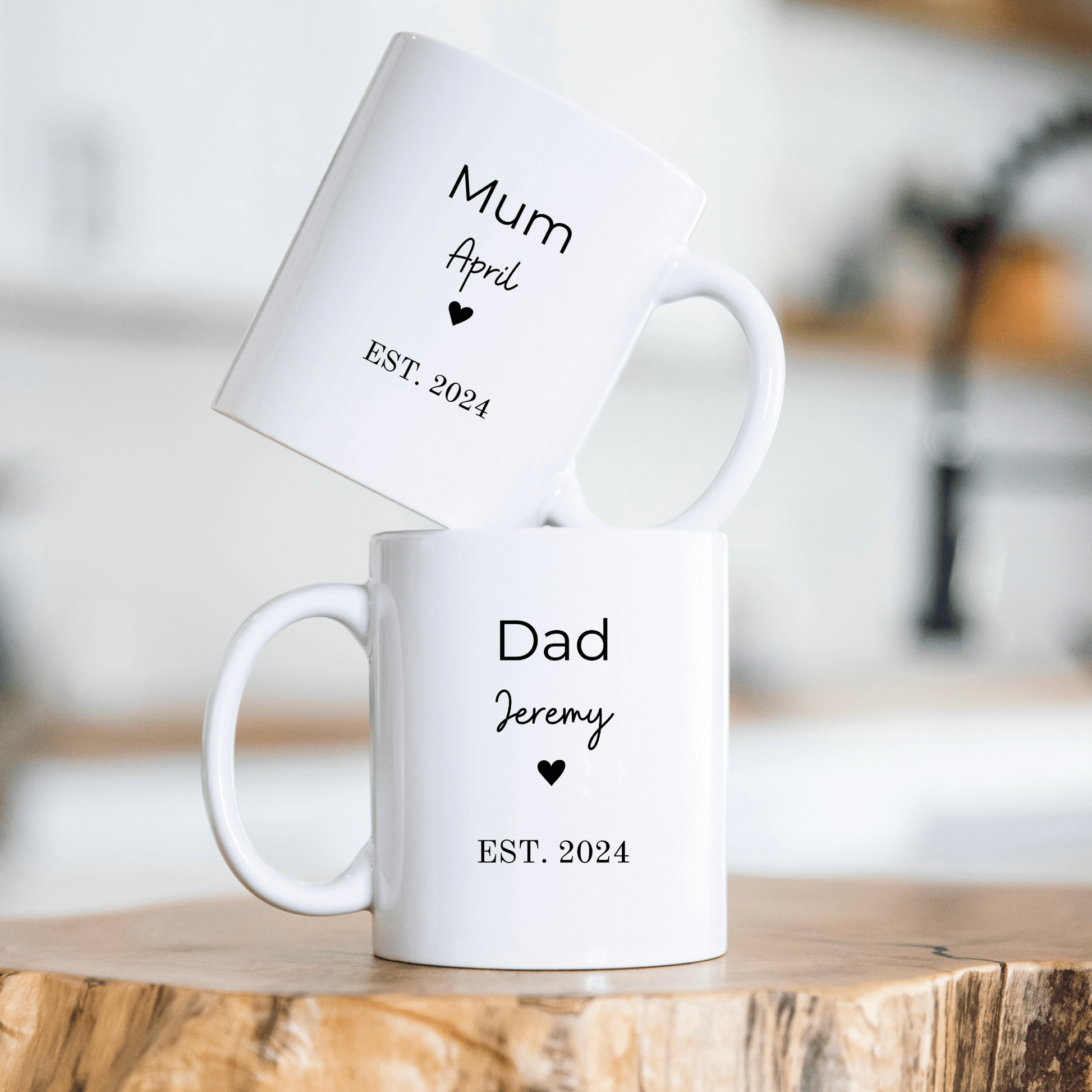 Mum and Dad Mug Set