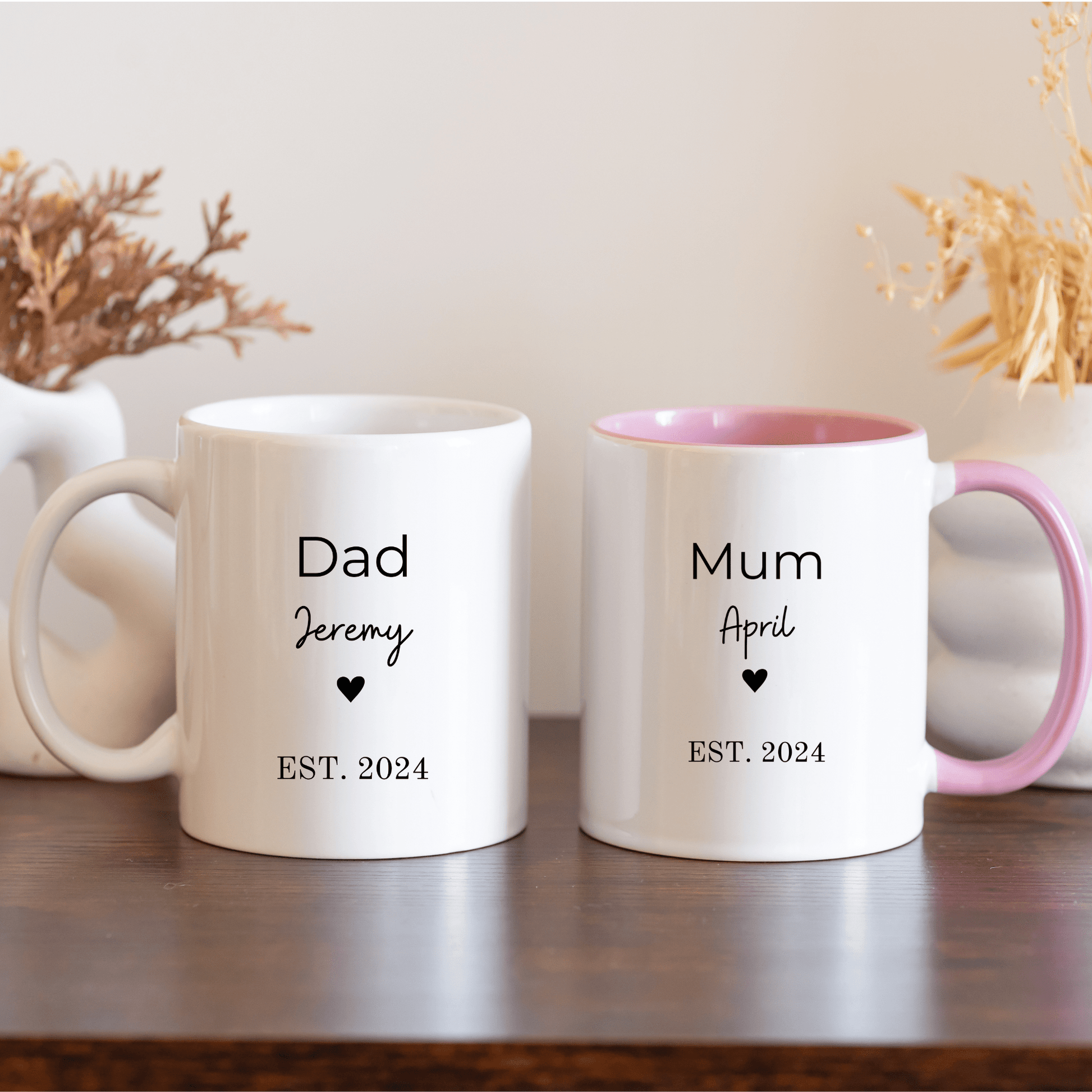 Mum and Dad Mug Set