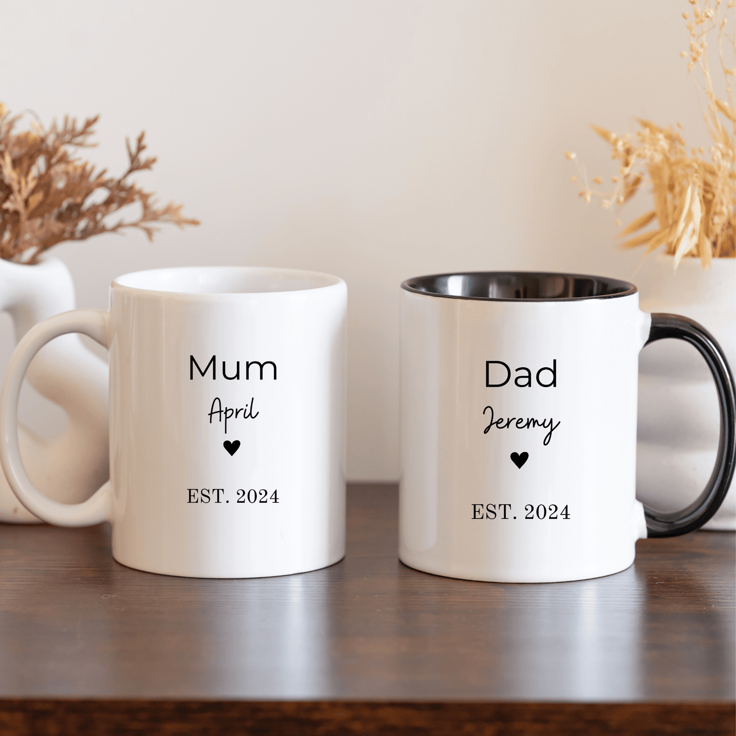 Mum and Dad Mug Set