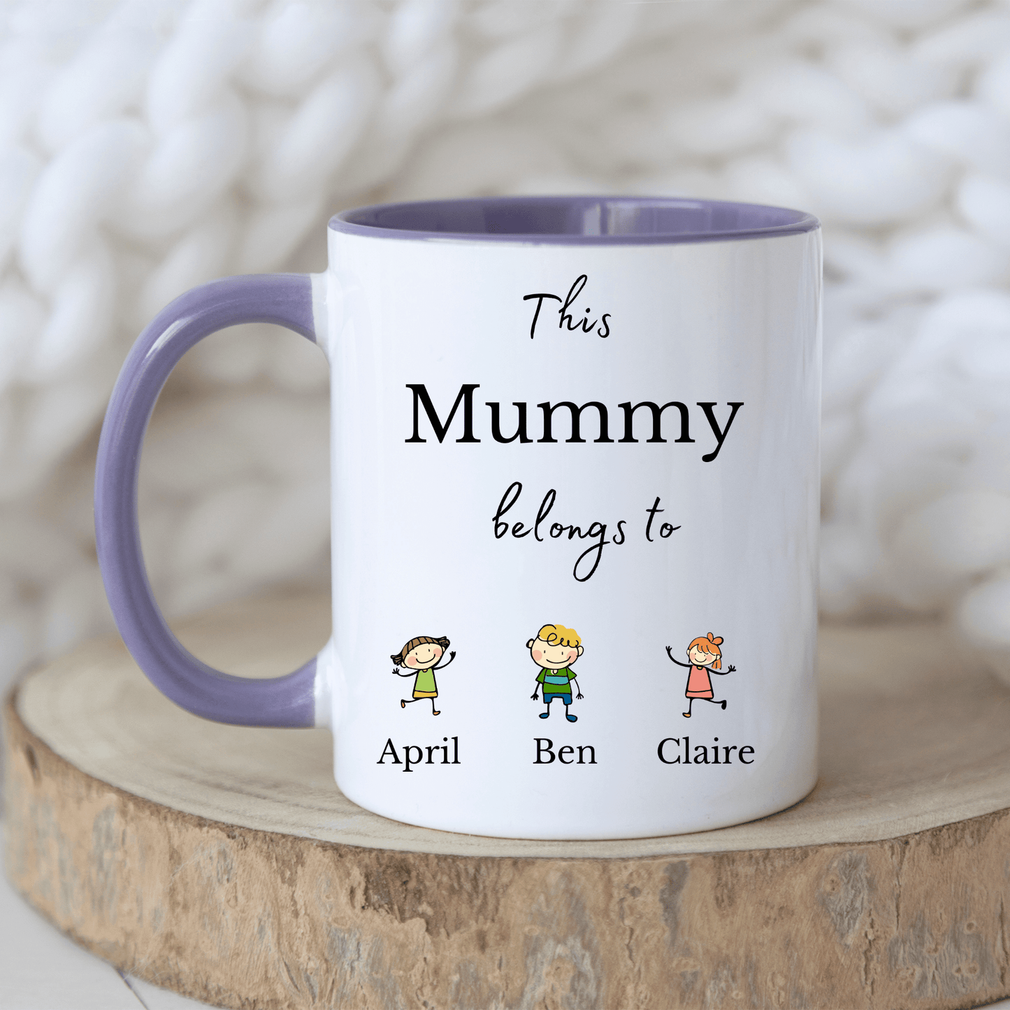 Personalised Mummy Mug with Kids Names