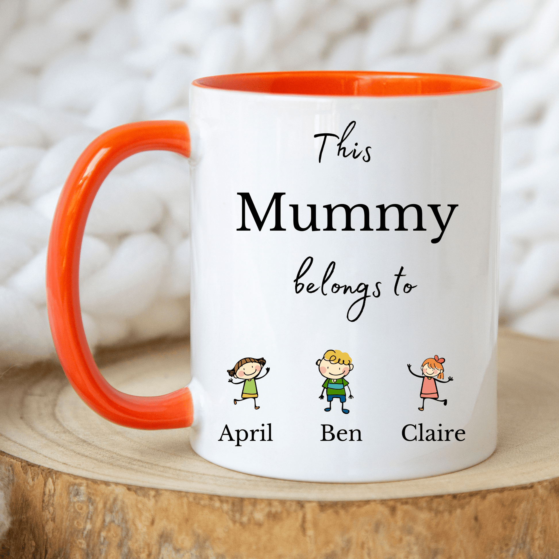 Personalised Mummy Mug with Kids Names