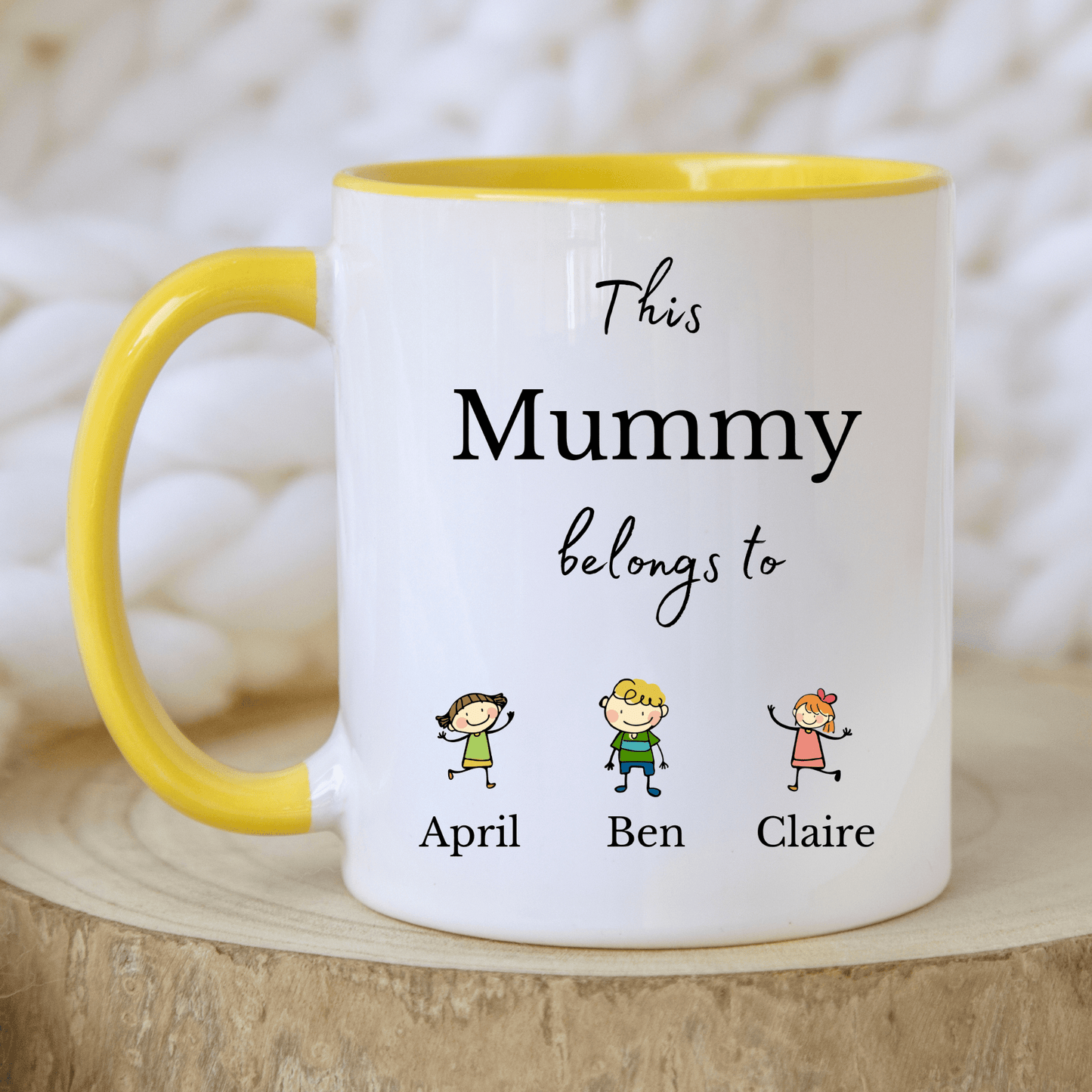 Personalised Mummy Mug with Kids Names