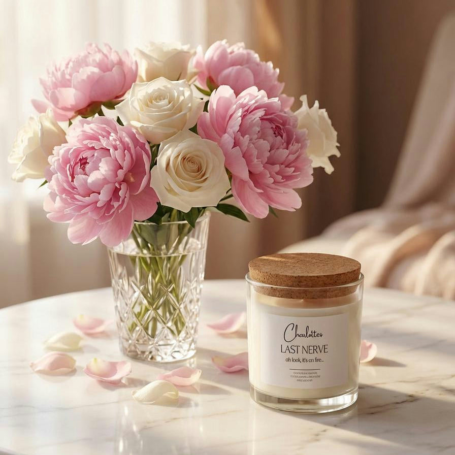 Personalised "Last Nerve" Candle. Soy Wax Name Candle. Custom Glass Jar Candle