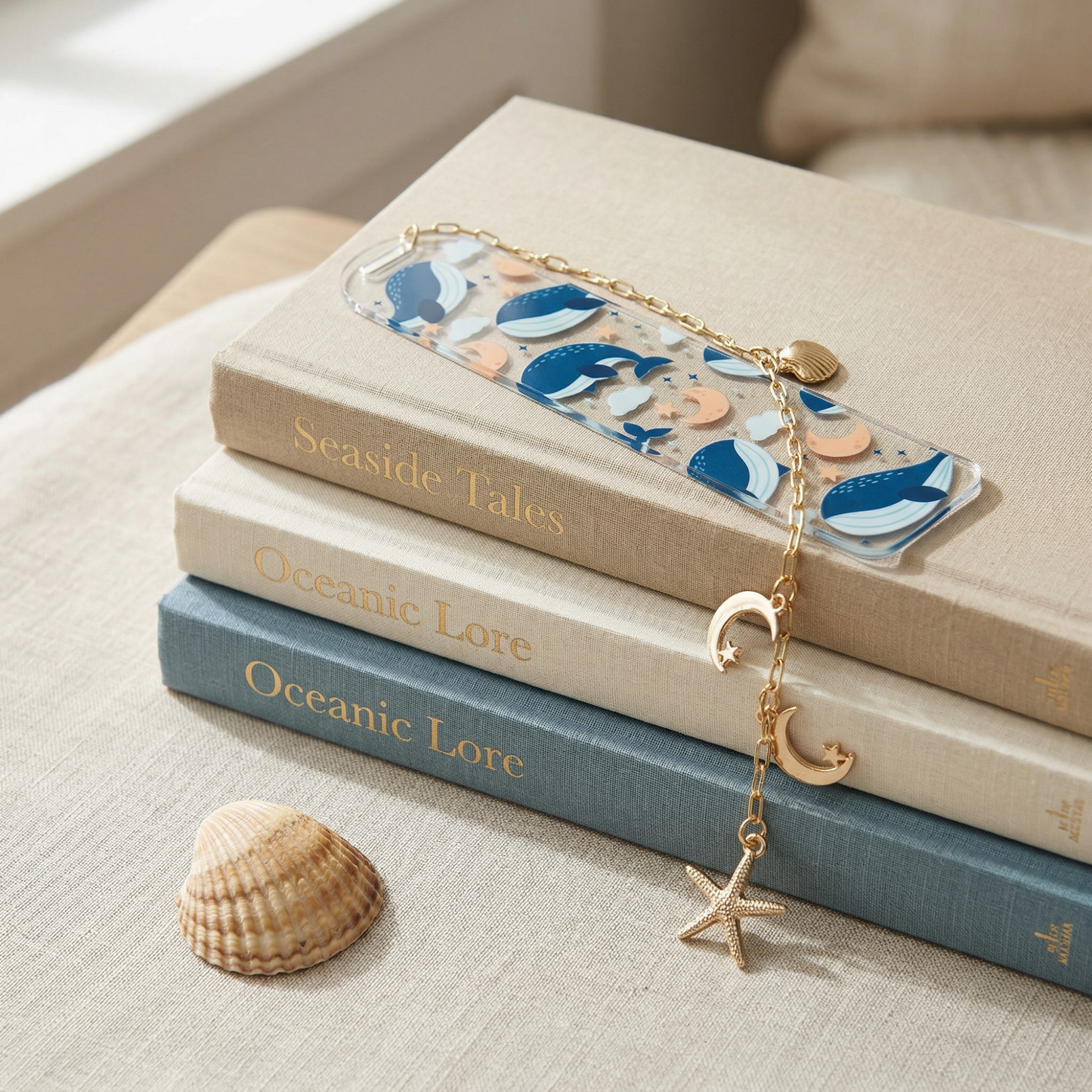 Ocean Whale Acrylic Bookmark