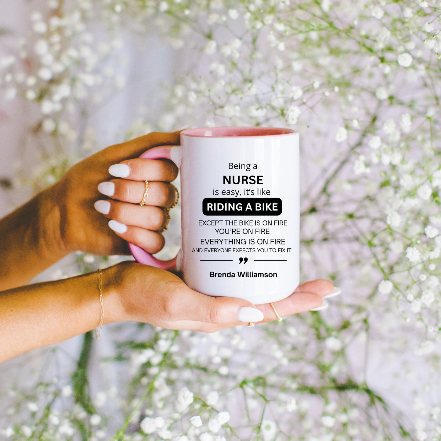 Personalised Nurse Mug. Custom Nurse Gift. Nurse Appreciation Gift. Nursing Graduation Gift. Funny RN Gift. Custom RN Gift