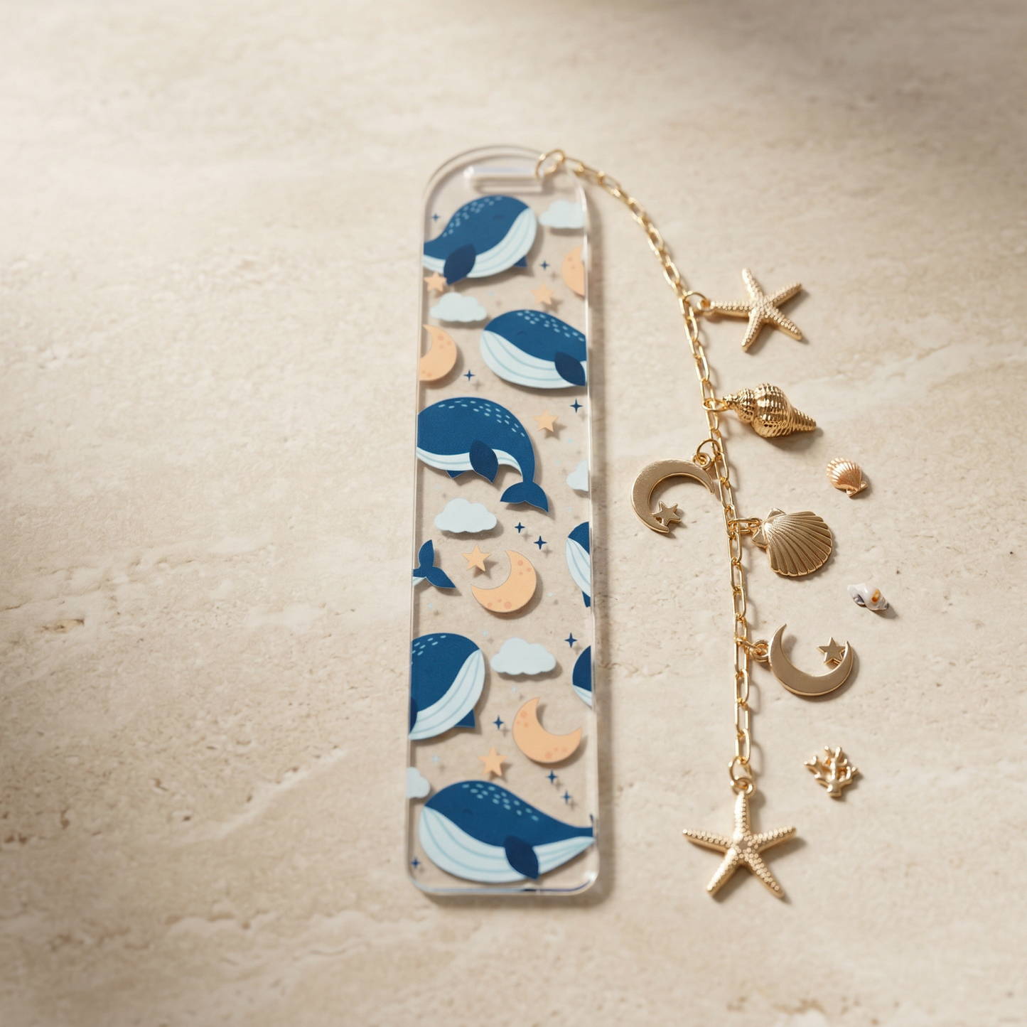 Ocean Whale Acrylic Bookmark